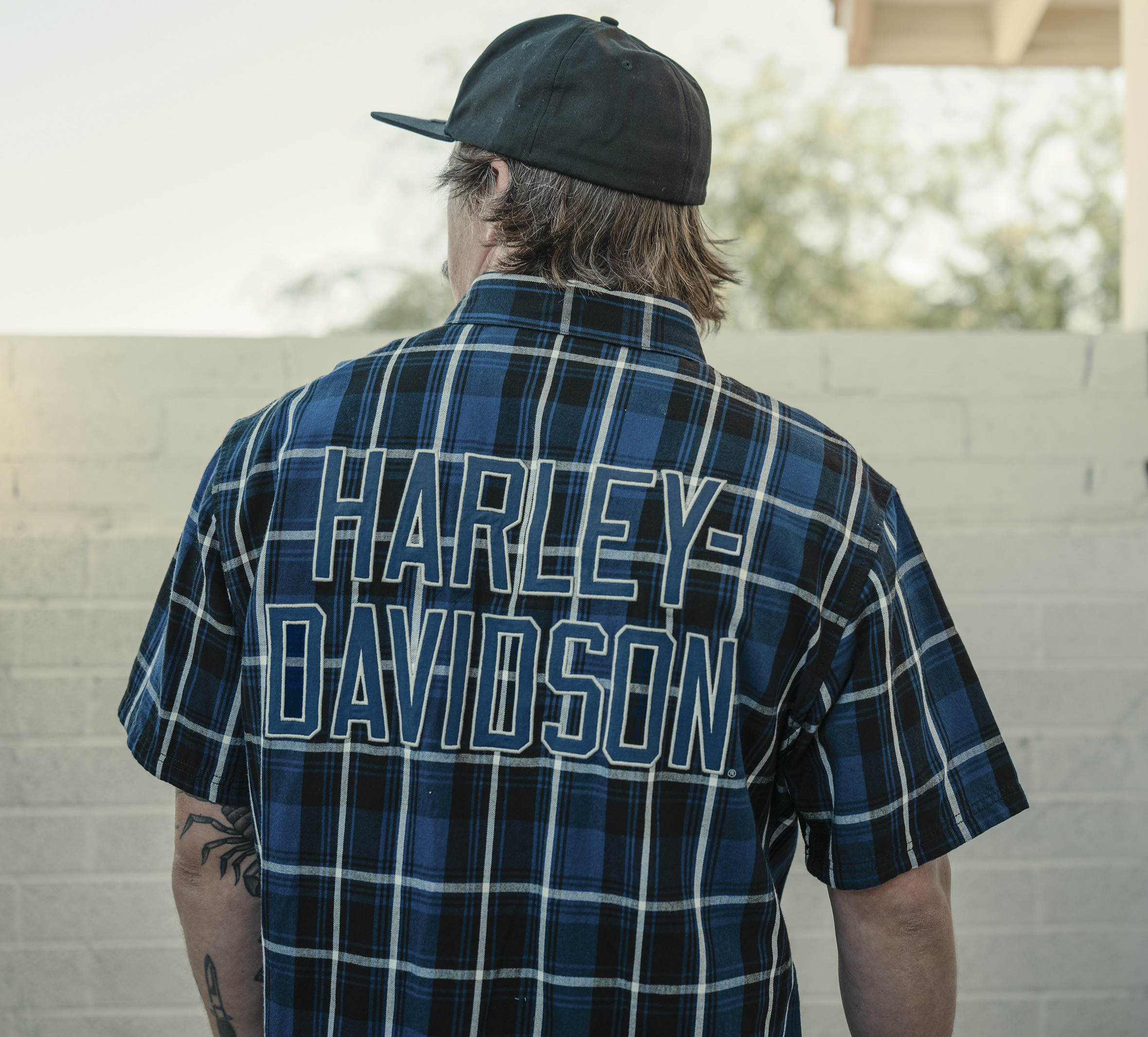 Men's H-D Essential Short Sleeve Plaid Shirt | Harley-Davidson CA