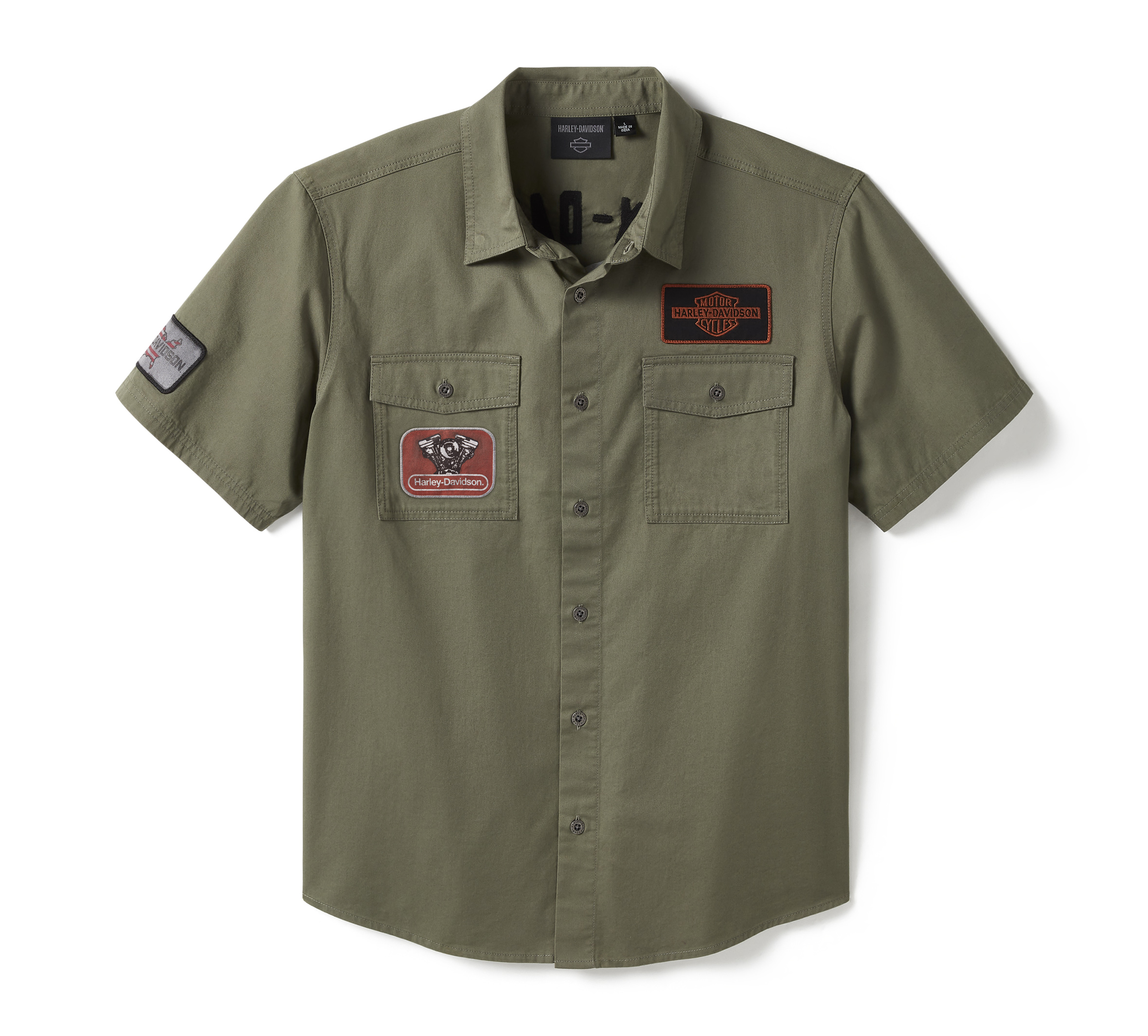 Men's V-Twin Equipped Solid Mechanics Shirt