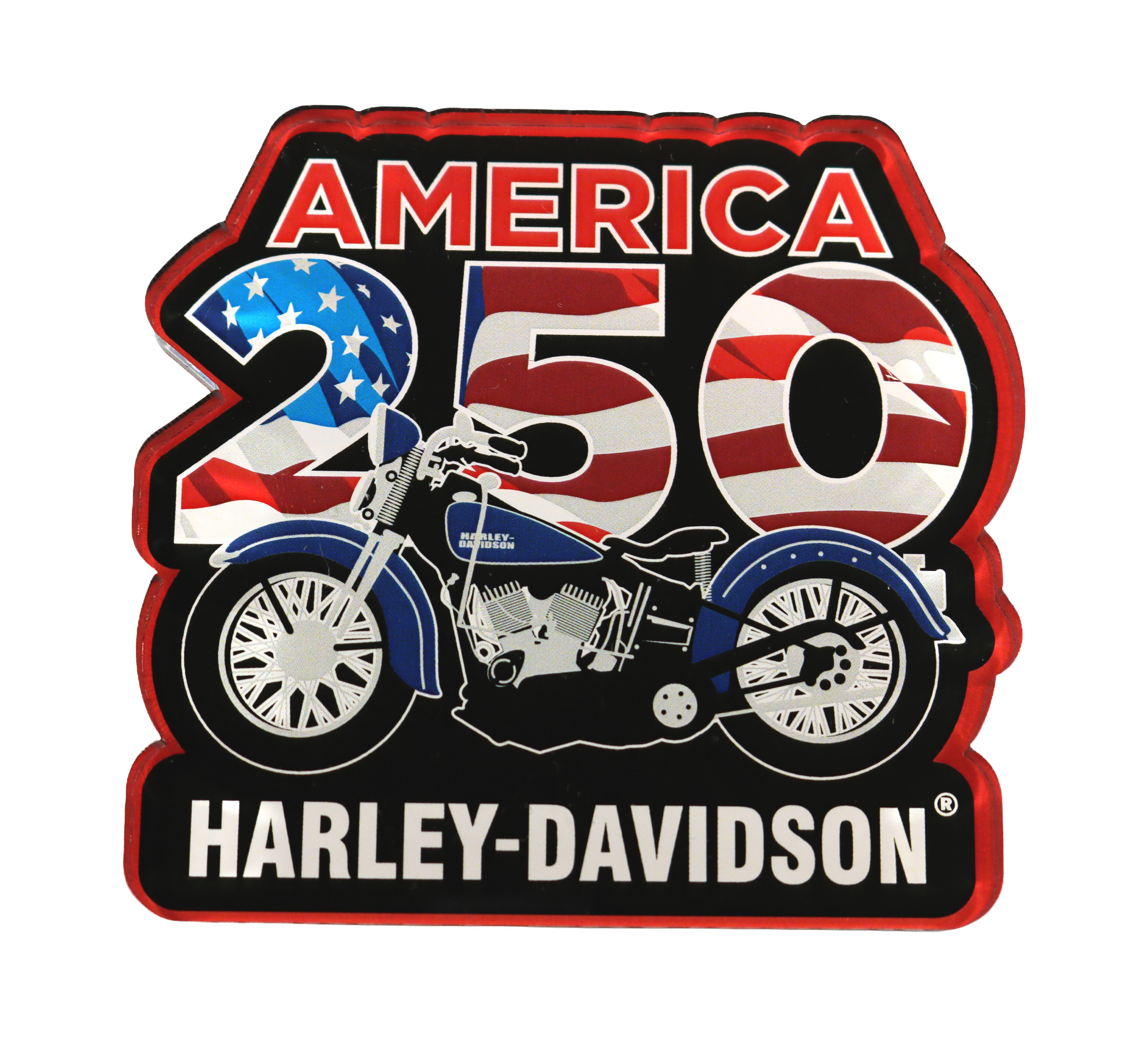 H-D™ America250® Patriotic Motorcycle Magnet