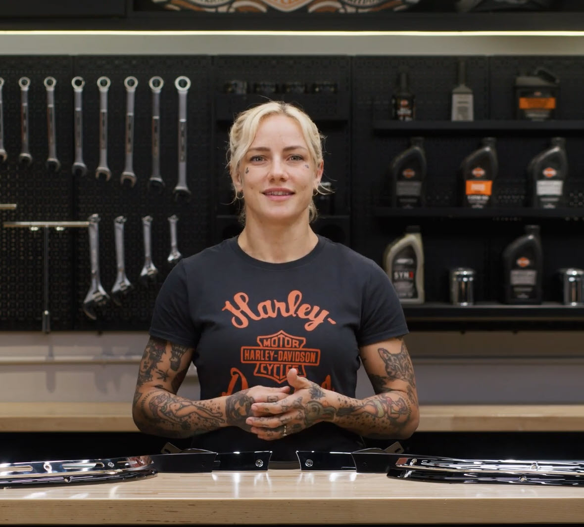 Bar & Shield Windshield Trim