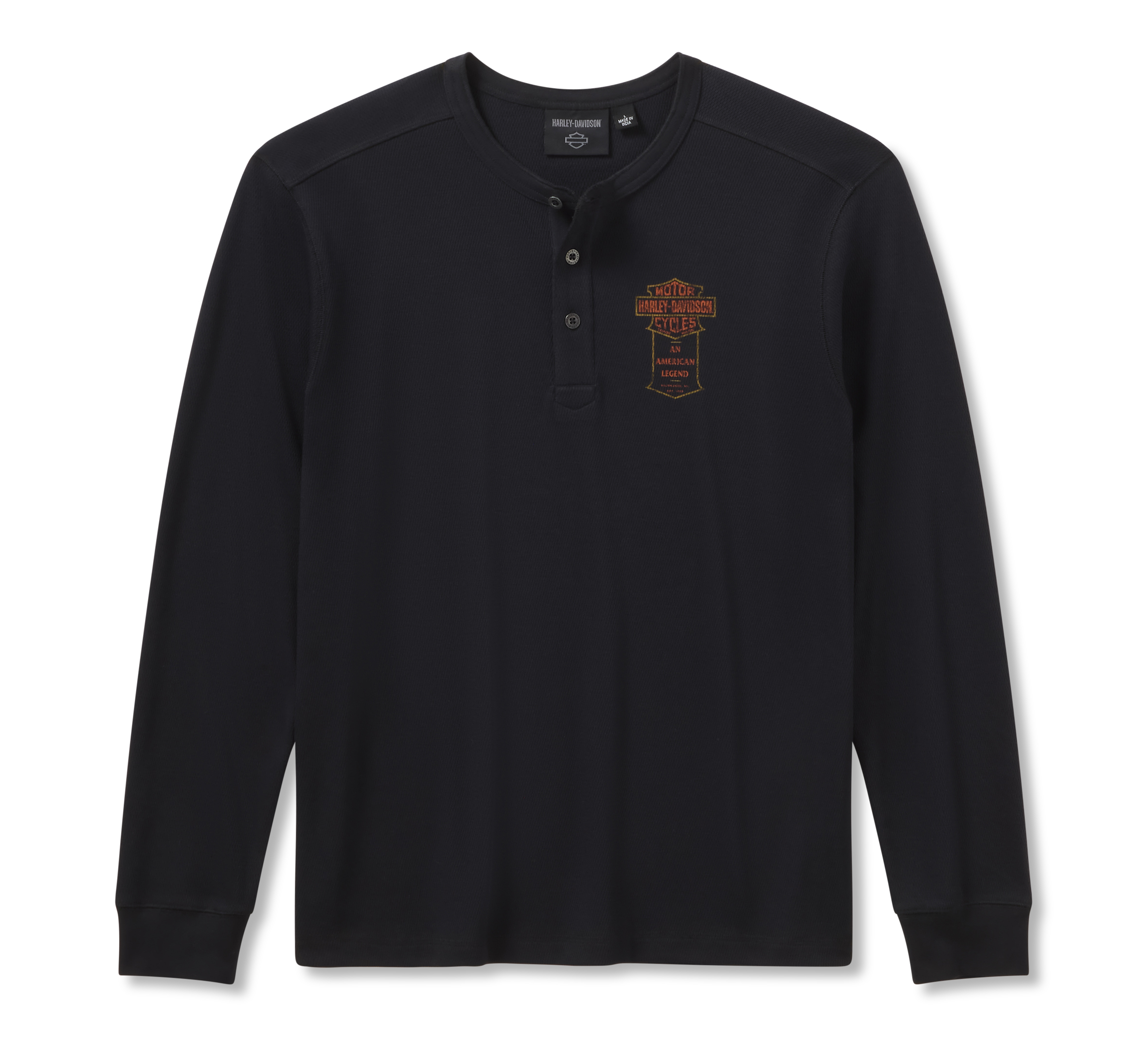 Men's H-D American Classic Thermal Henley | Harley-Davidson USA