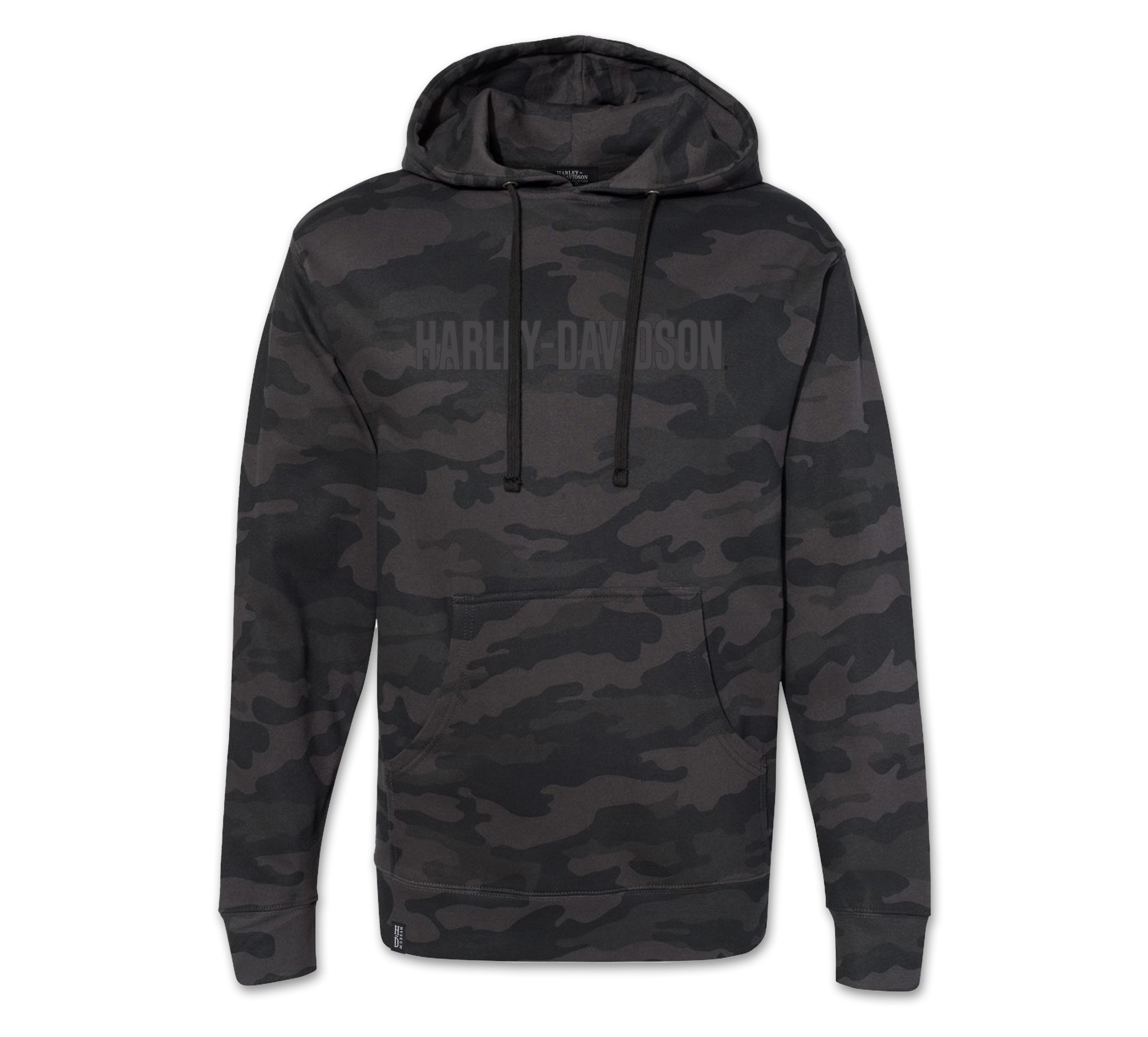 Men's H-D Black Camo Midweight Hoodie