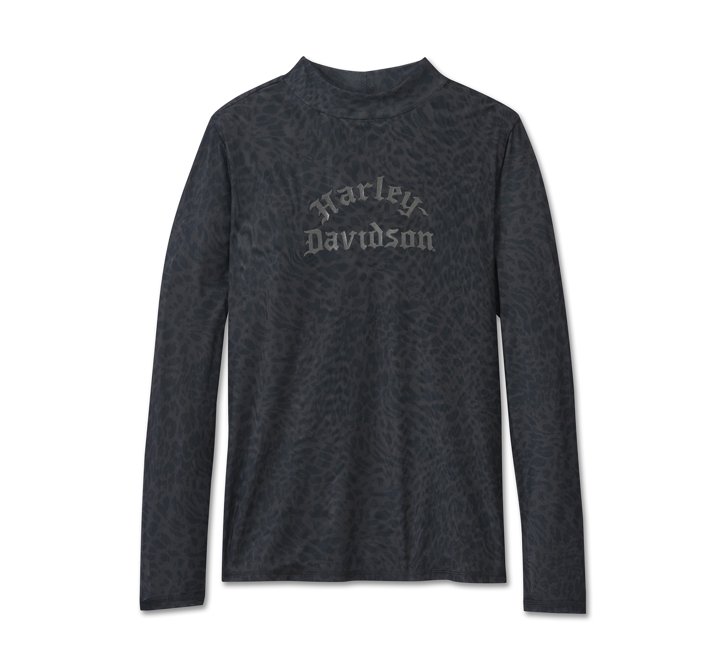 Women's Wild Cat Mesh Turtleneck