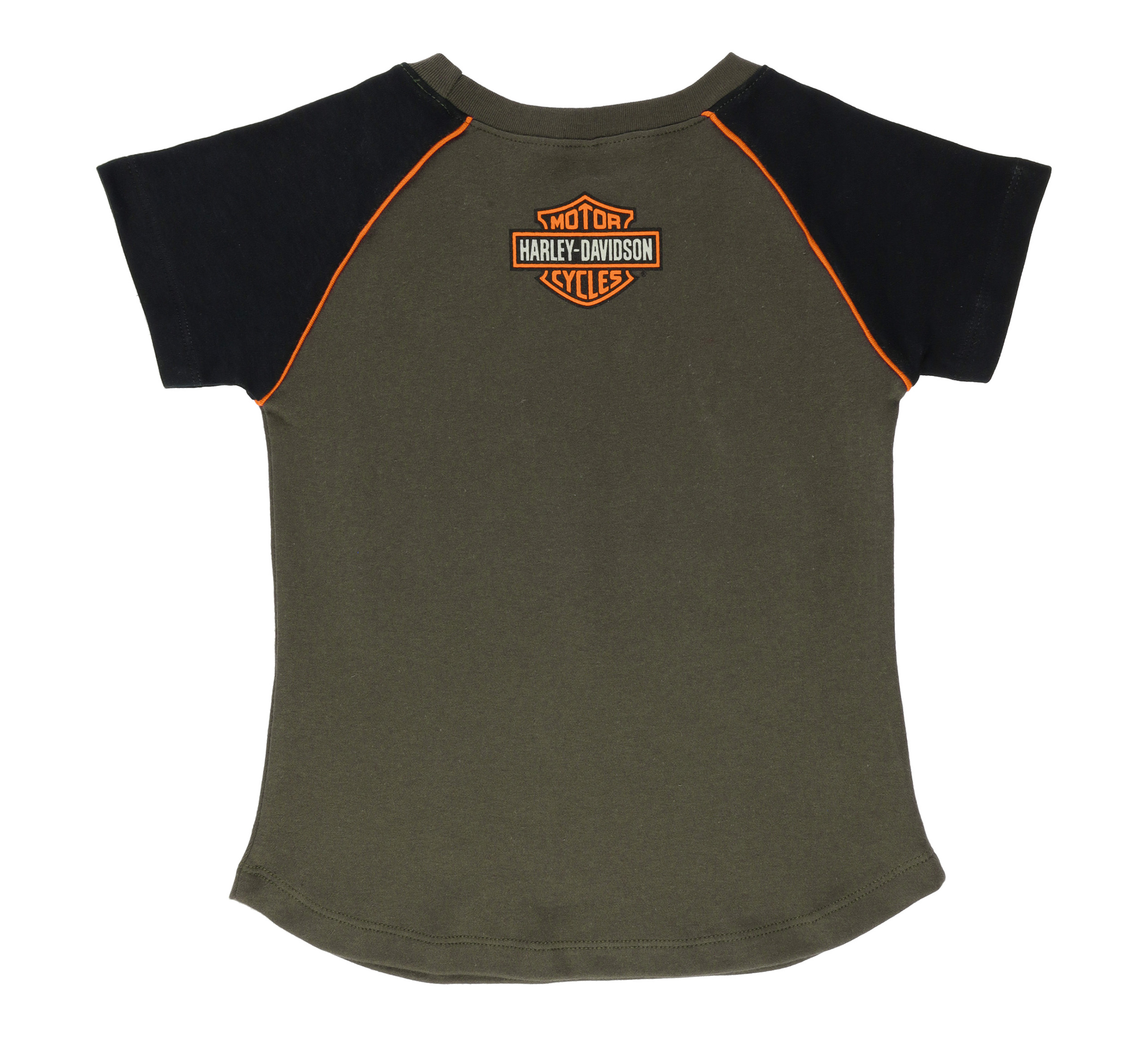 Toddler Girls Camo Raglan Tee