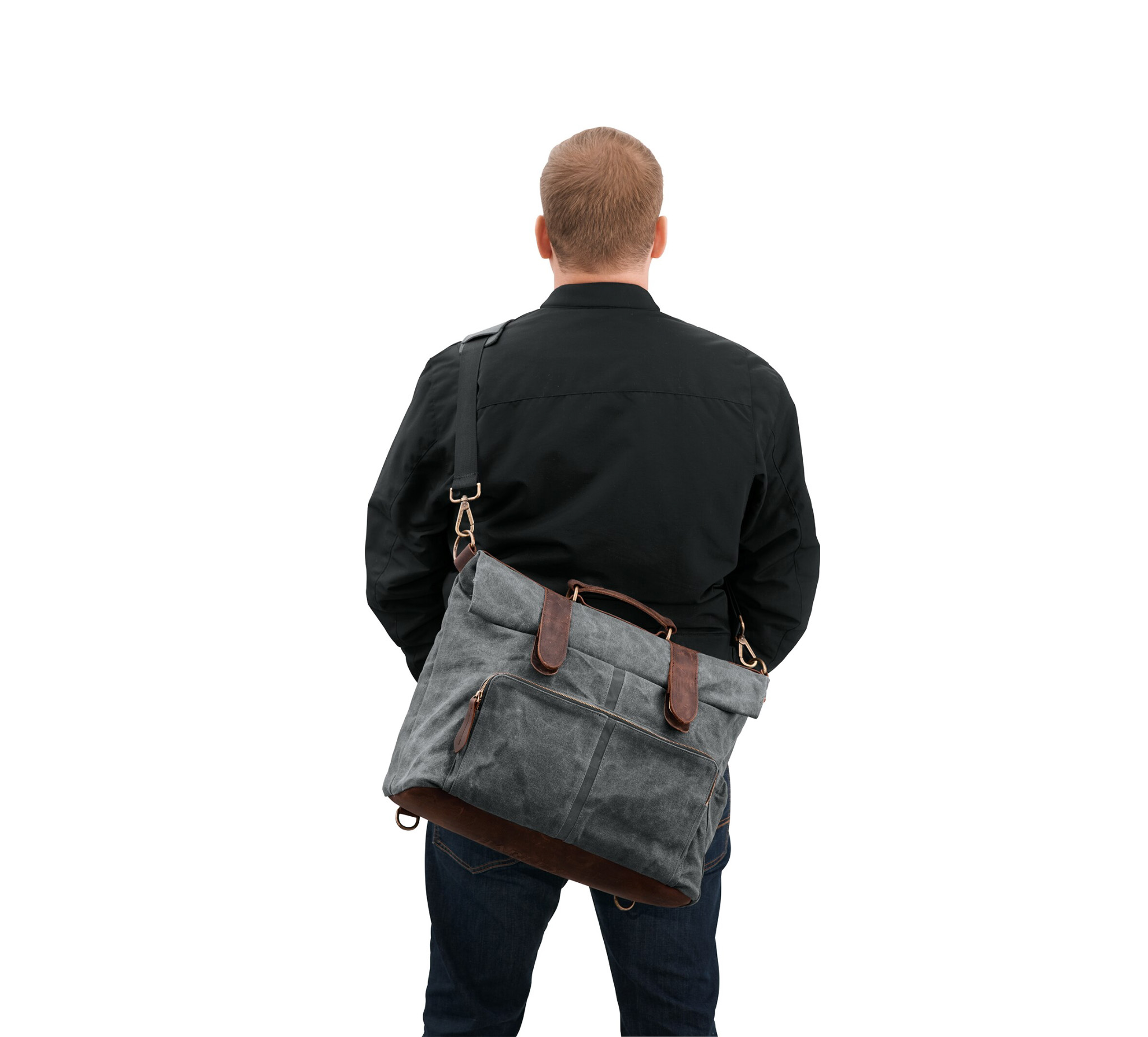 Waxed Canvas Messenger Bag