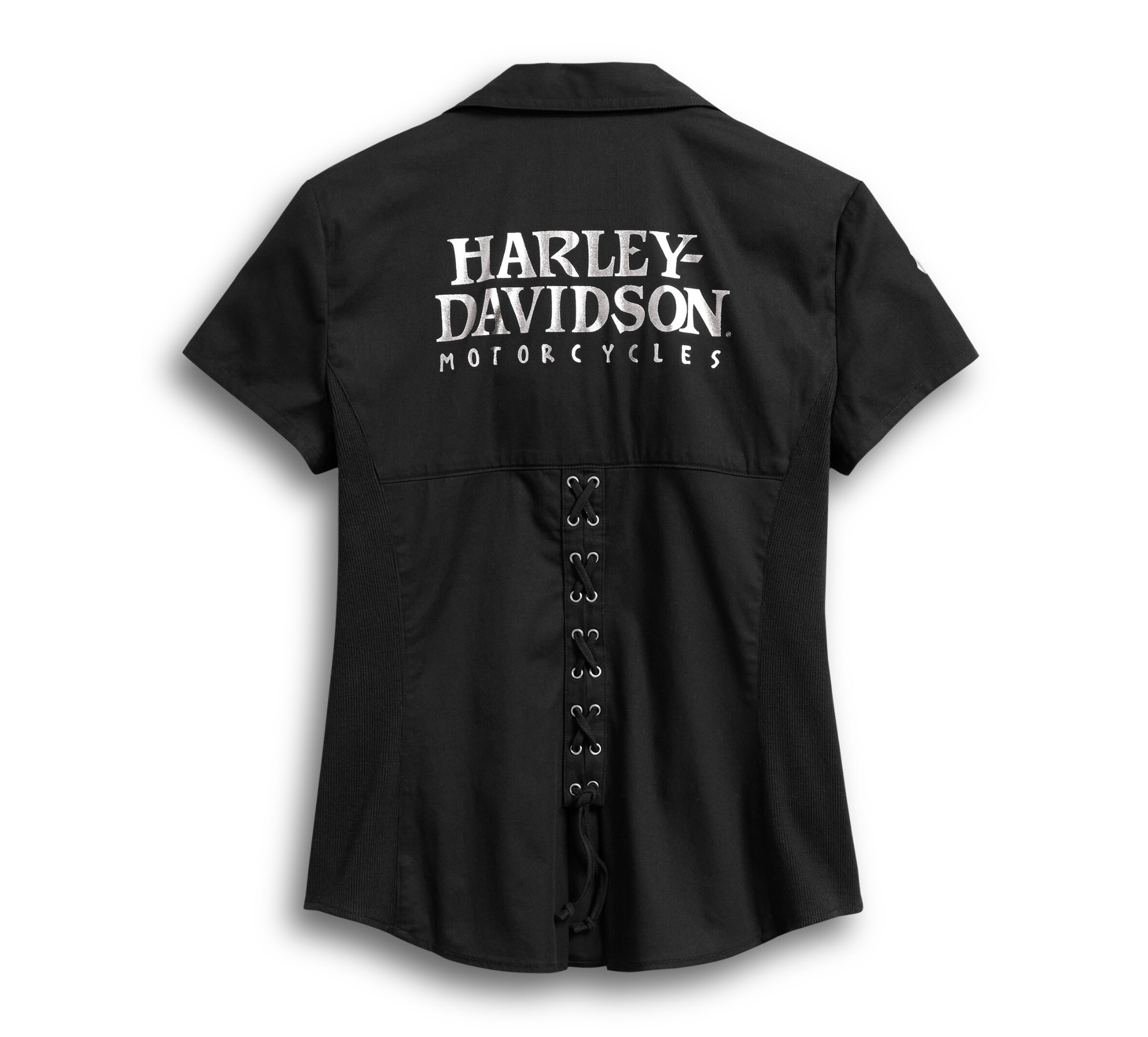 Women's Skull Zip-Front Shirt