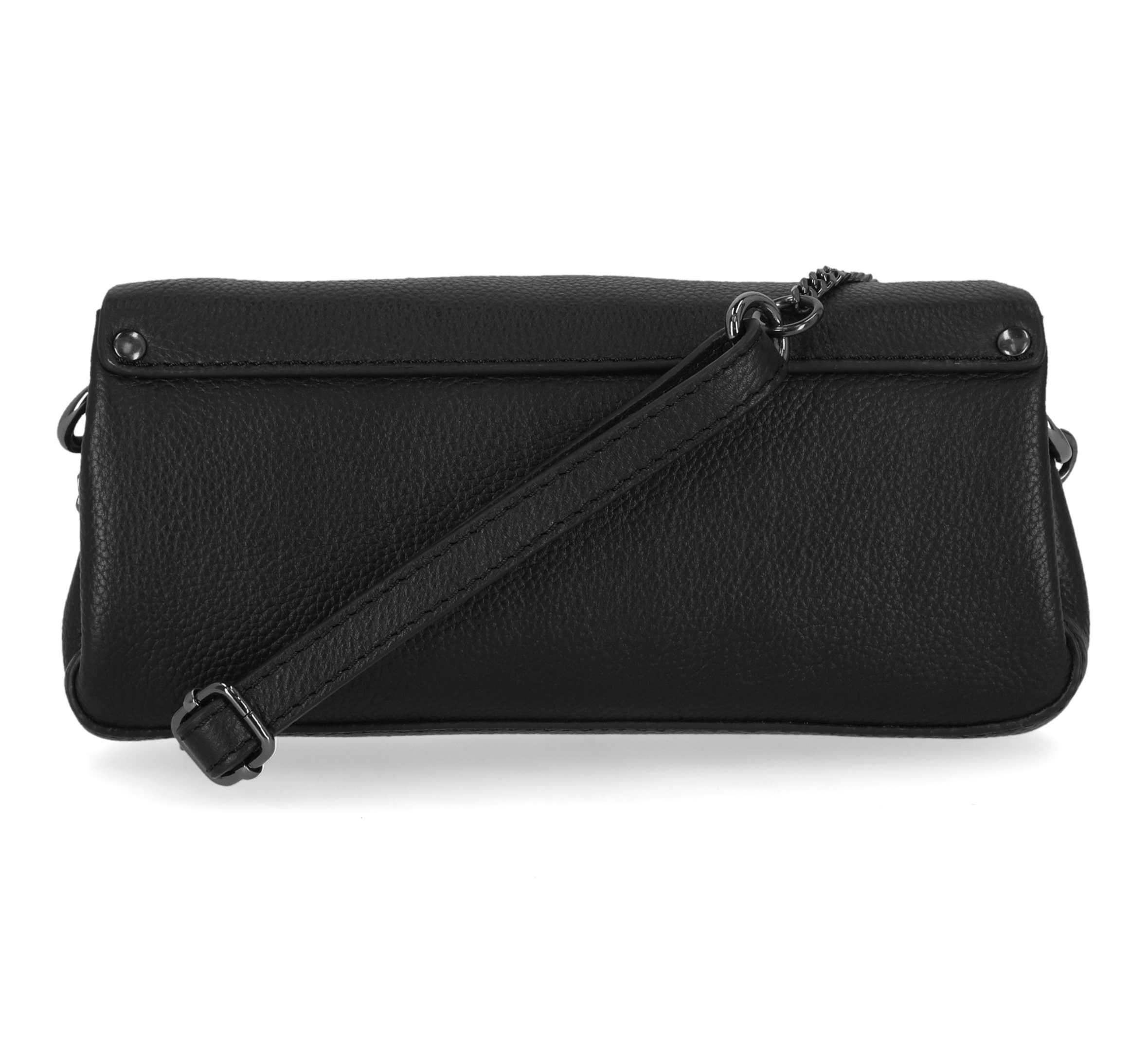 Leather Flap Crossbody Bag