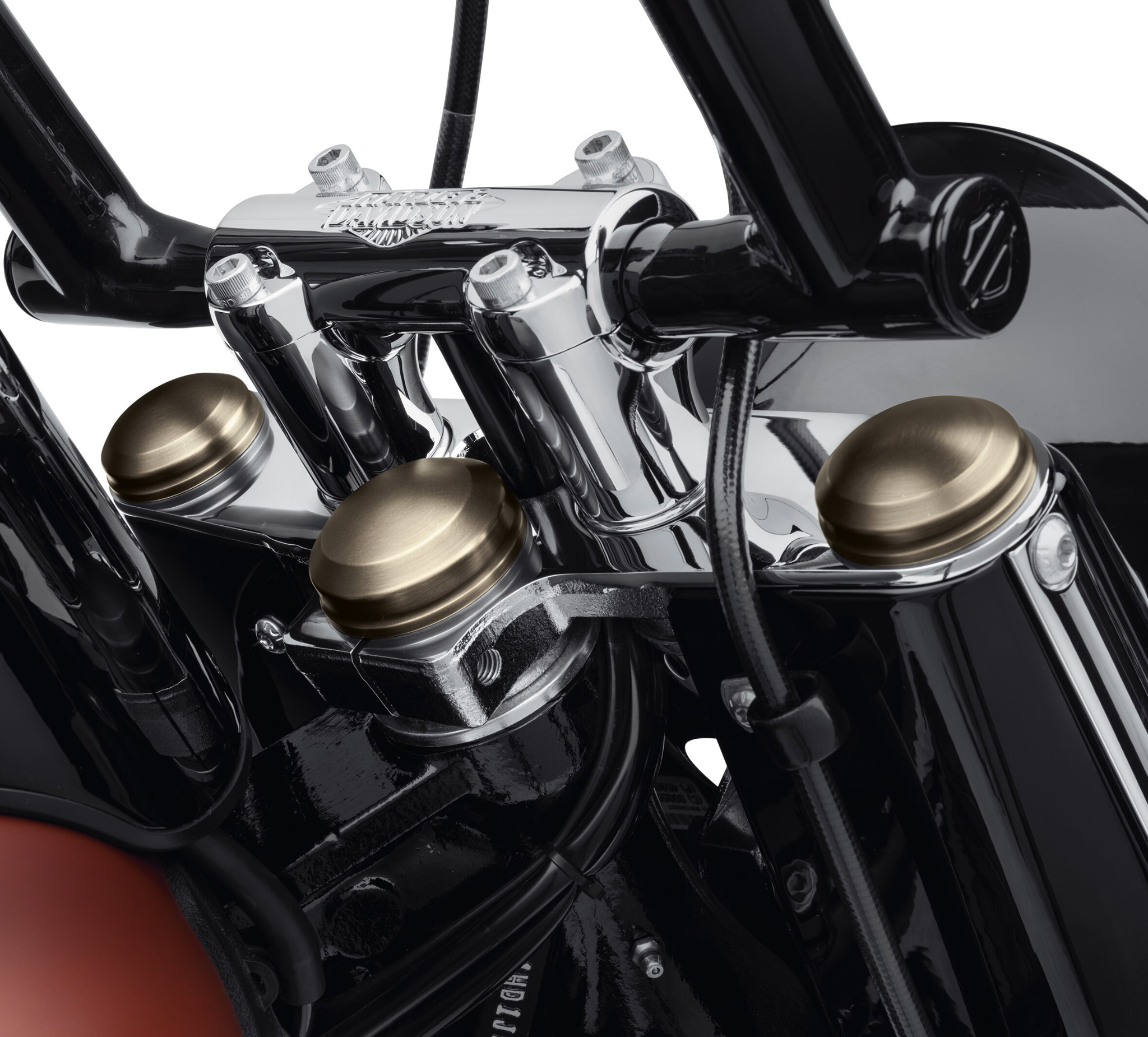 Brass Upper Fork Stem Covers