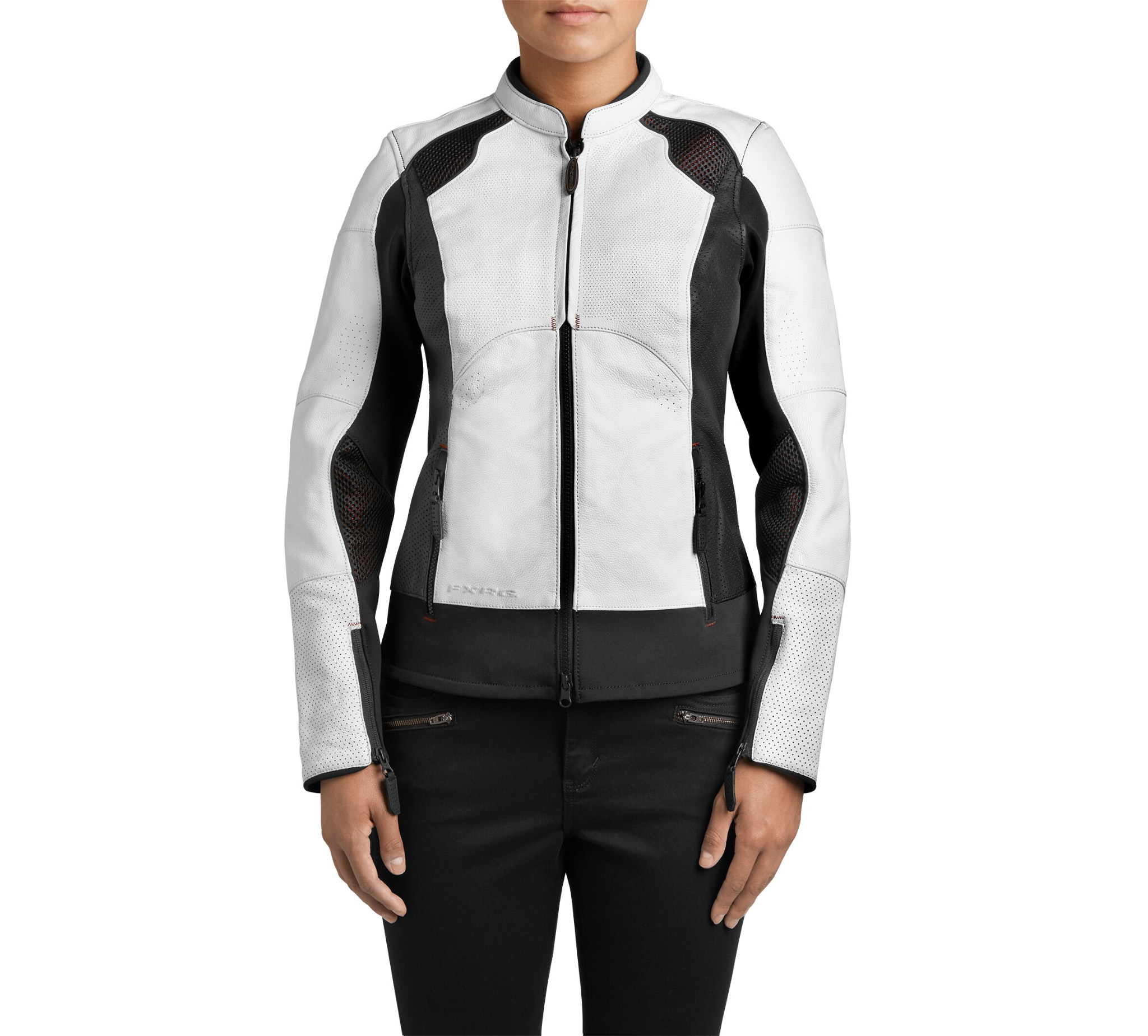 Women's FXRG Perforated Leather Jacket - Petite