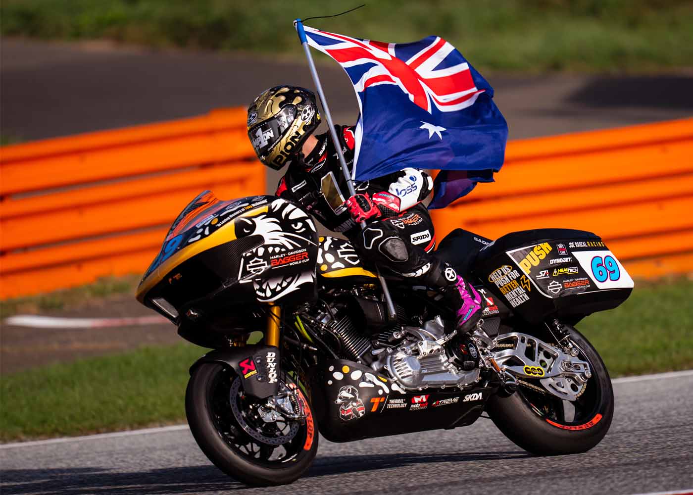 Inaugural H-D Bagger World Cup Champion Archie McDonald of Joe Rascal Racing