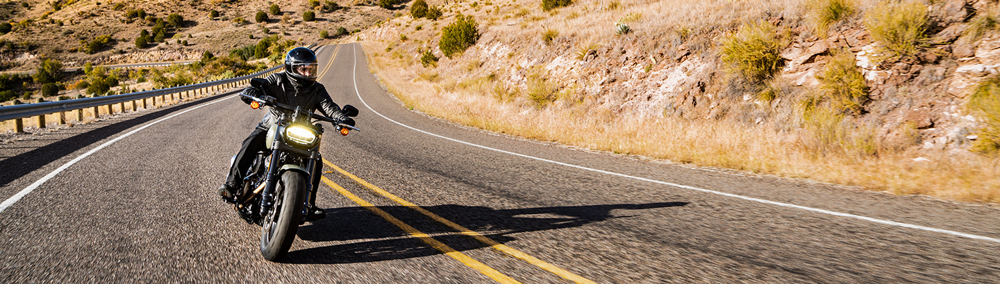 ストリートを走る様子