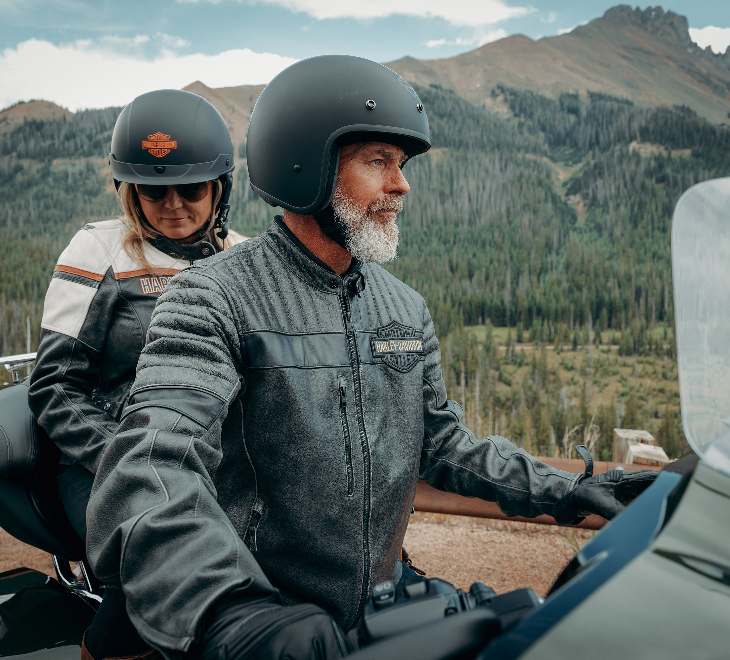 Men's H-D Passing Link III Leather Jacket