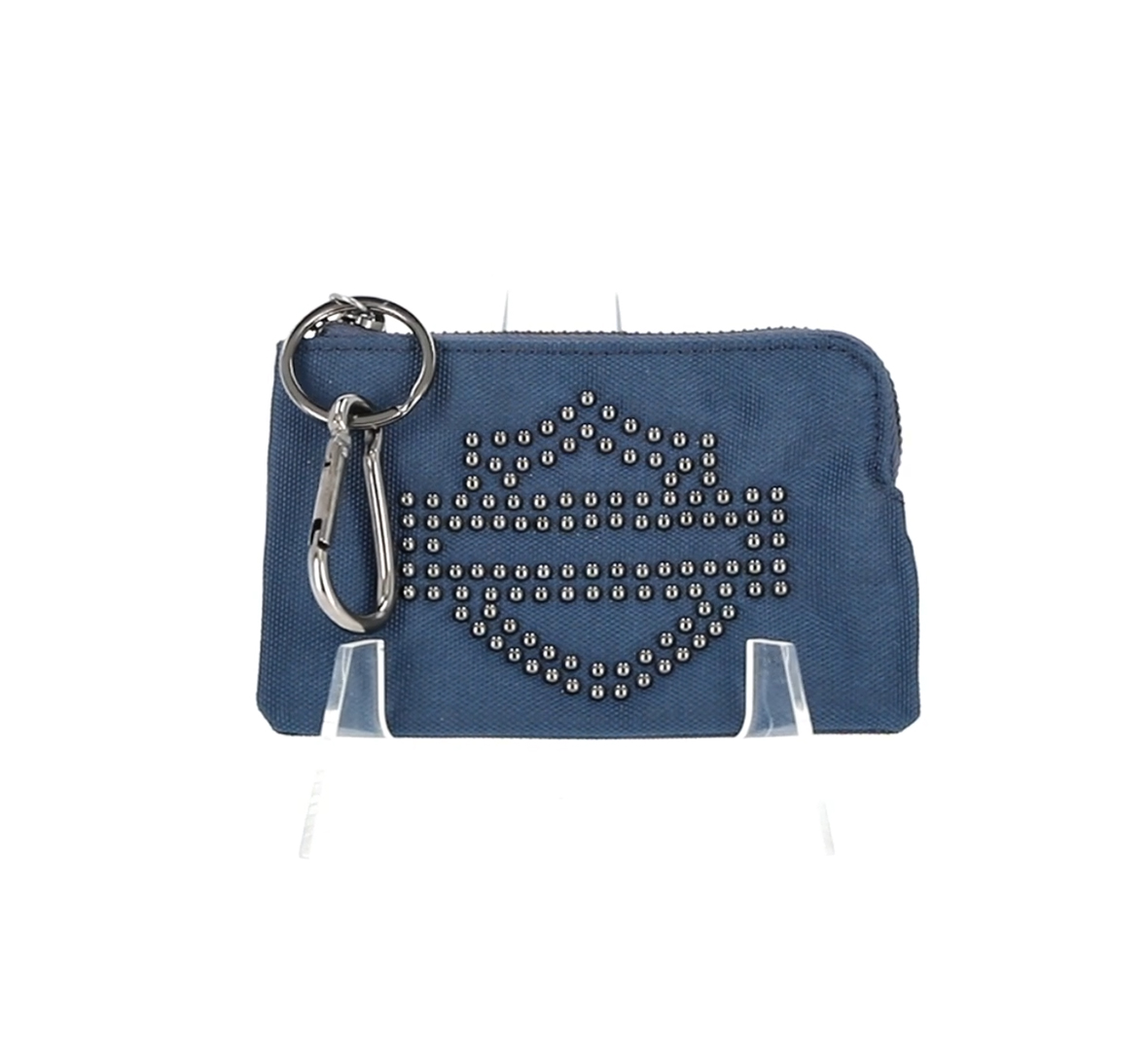 Bar & Shield Studded Key Case Wallet