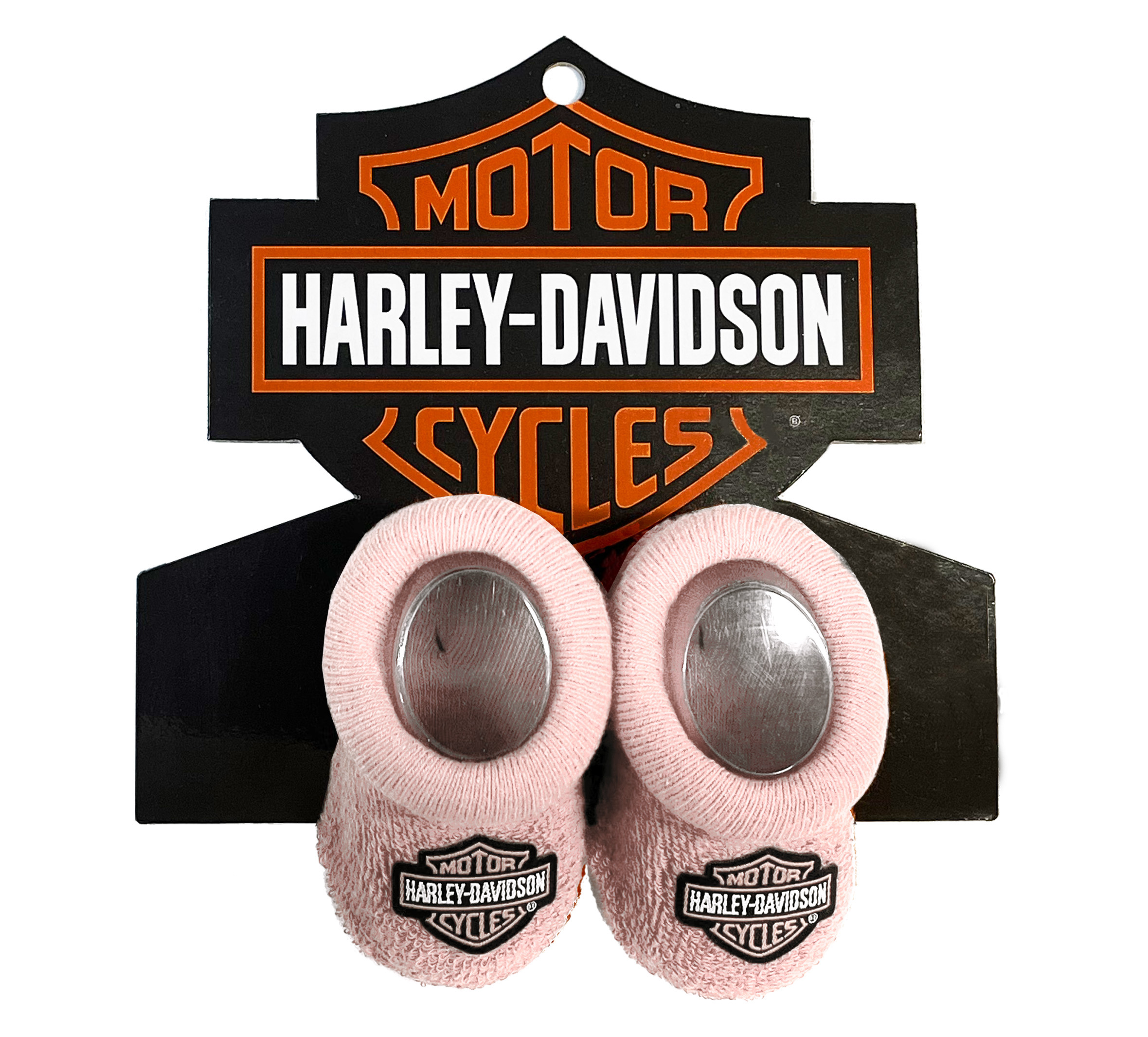 Infant Girls Bootie Socks in Dusty Pink