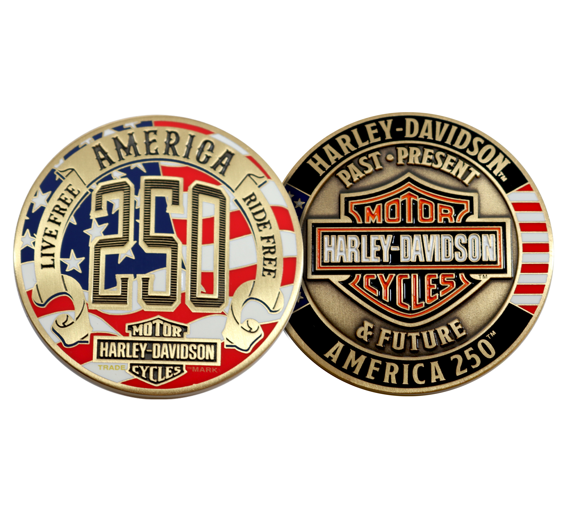 H-D™ America250® Ride Free Series Collector Coin Set