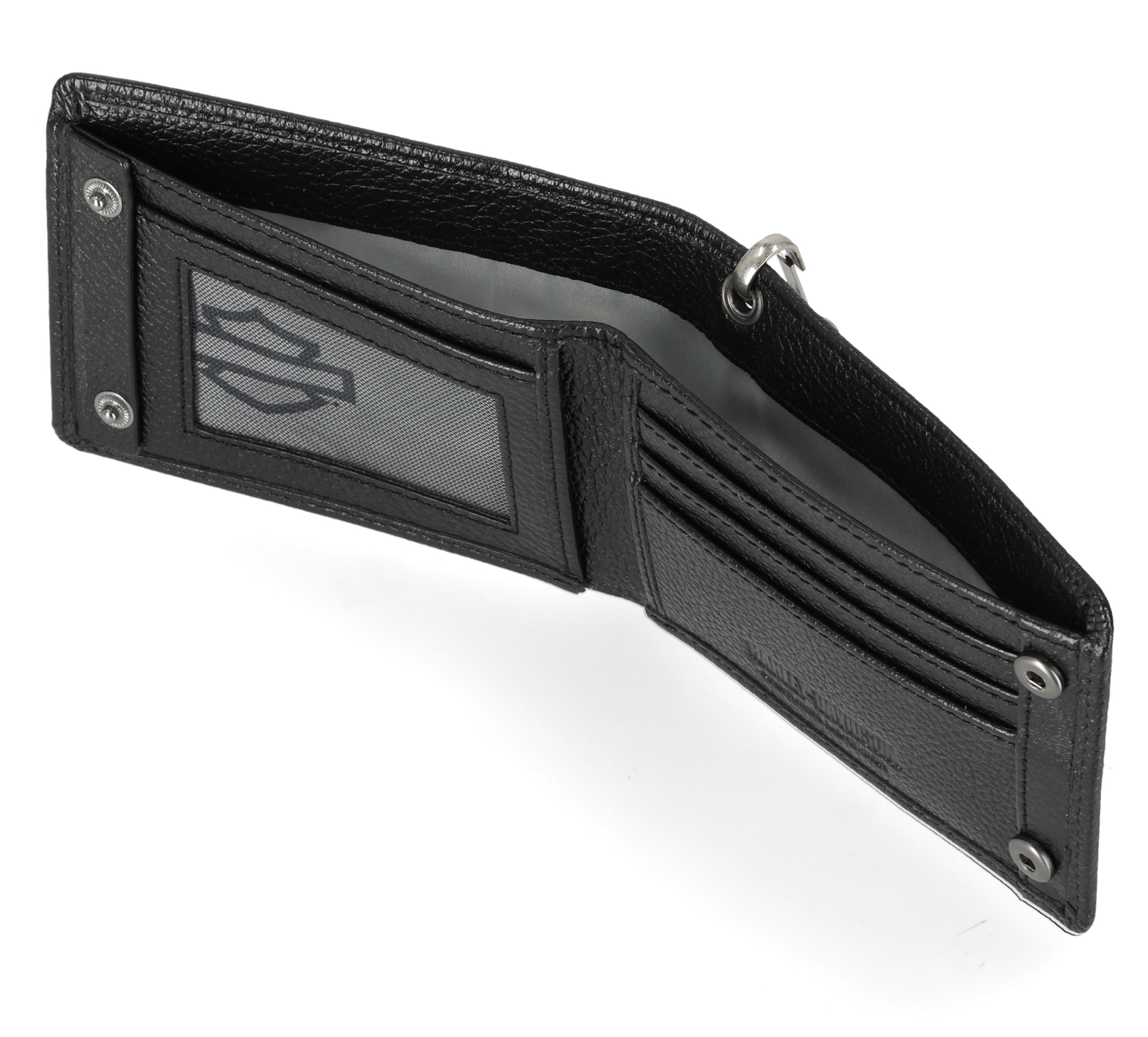 Open Bar & Shield Slim BiFold Chain Wallet