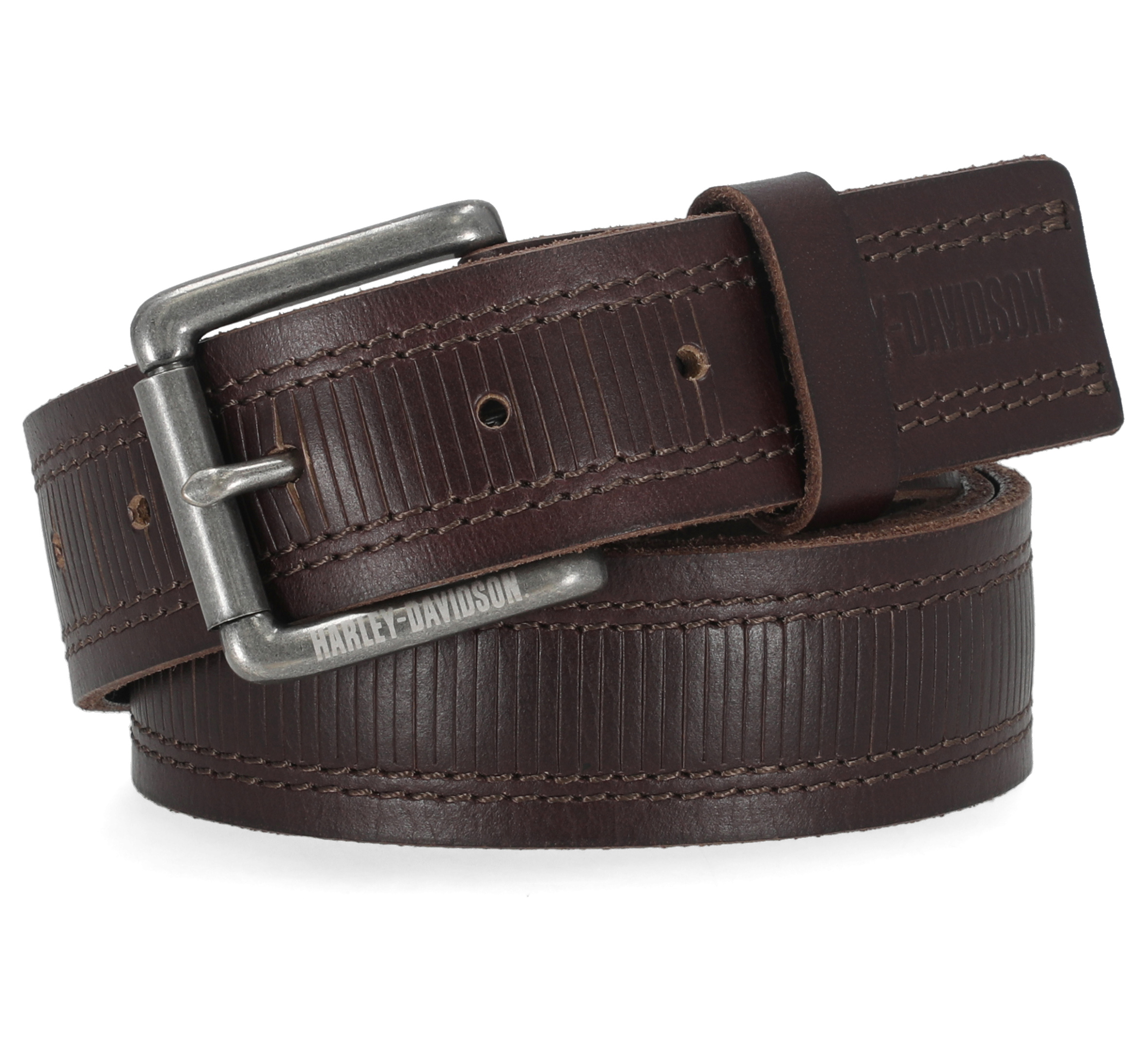 H-D Knife Slice Stitch Belt