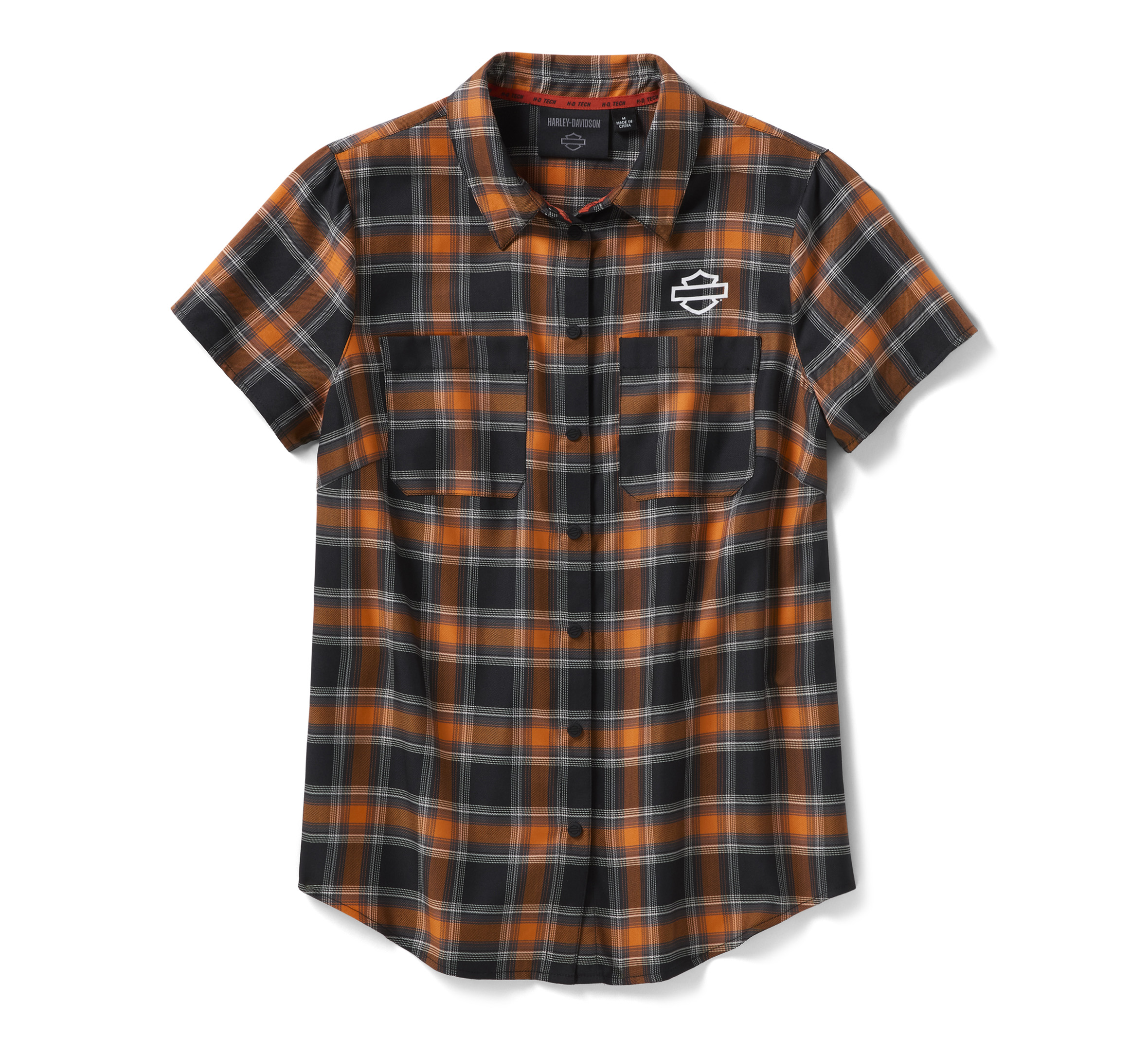 Women's H-D TECH Plaid Short Sleeve | Harley-Davidson USA