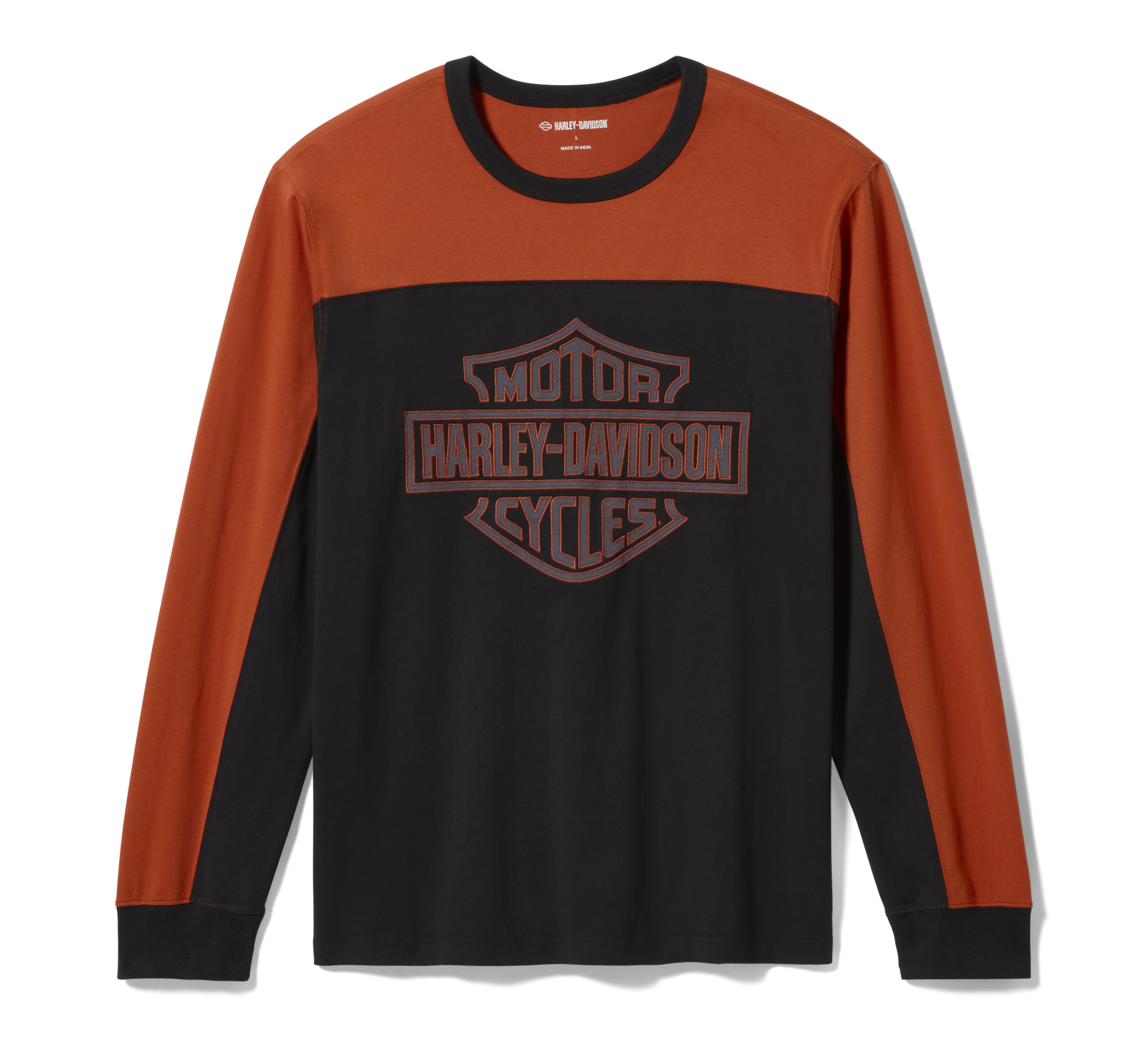 Men's H-D Essential Colorblock Long Sleeve Tee | Harley-Davidson USA