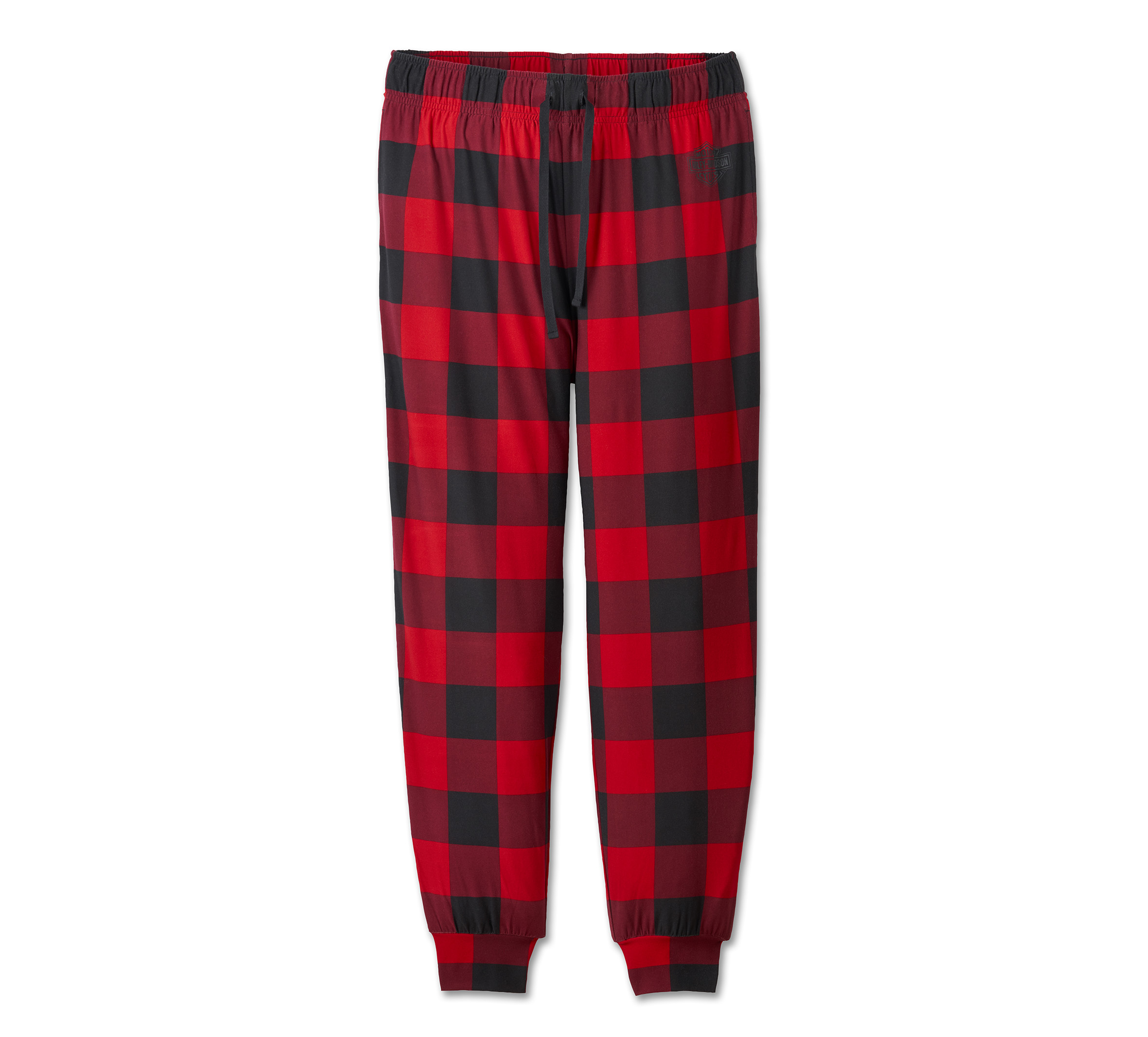 Bar & Shield Plaid Long Sleeve Pajama Set