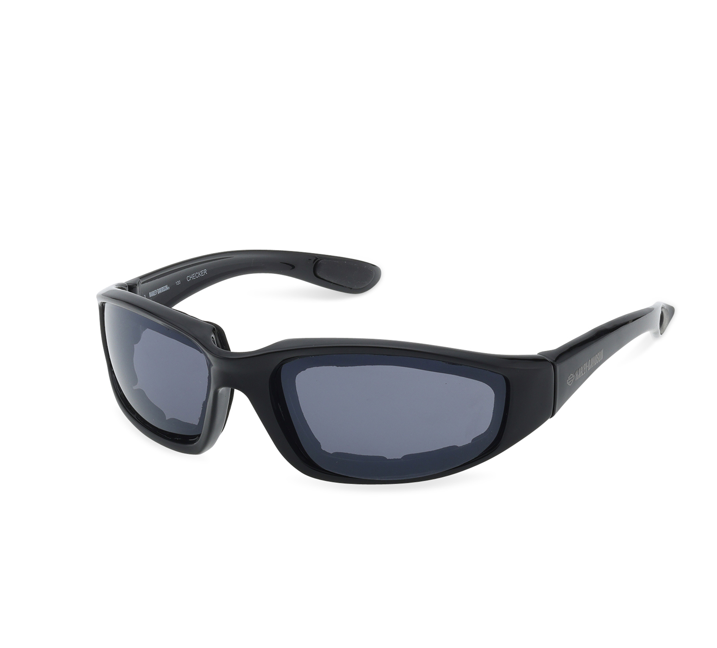 Checker Oval Motorcycle Riding Sunglasses