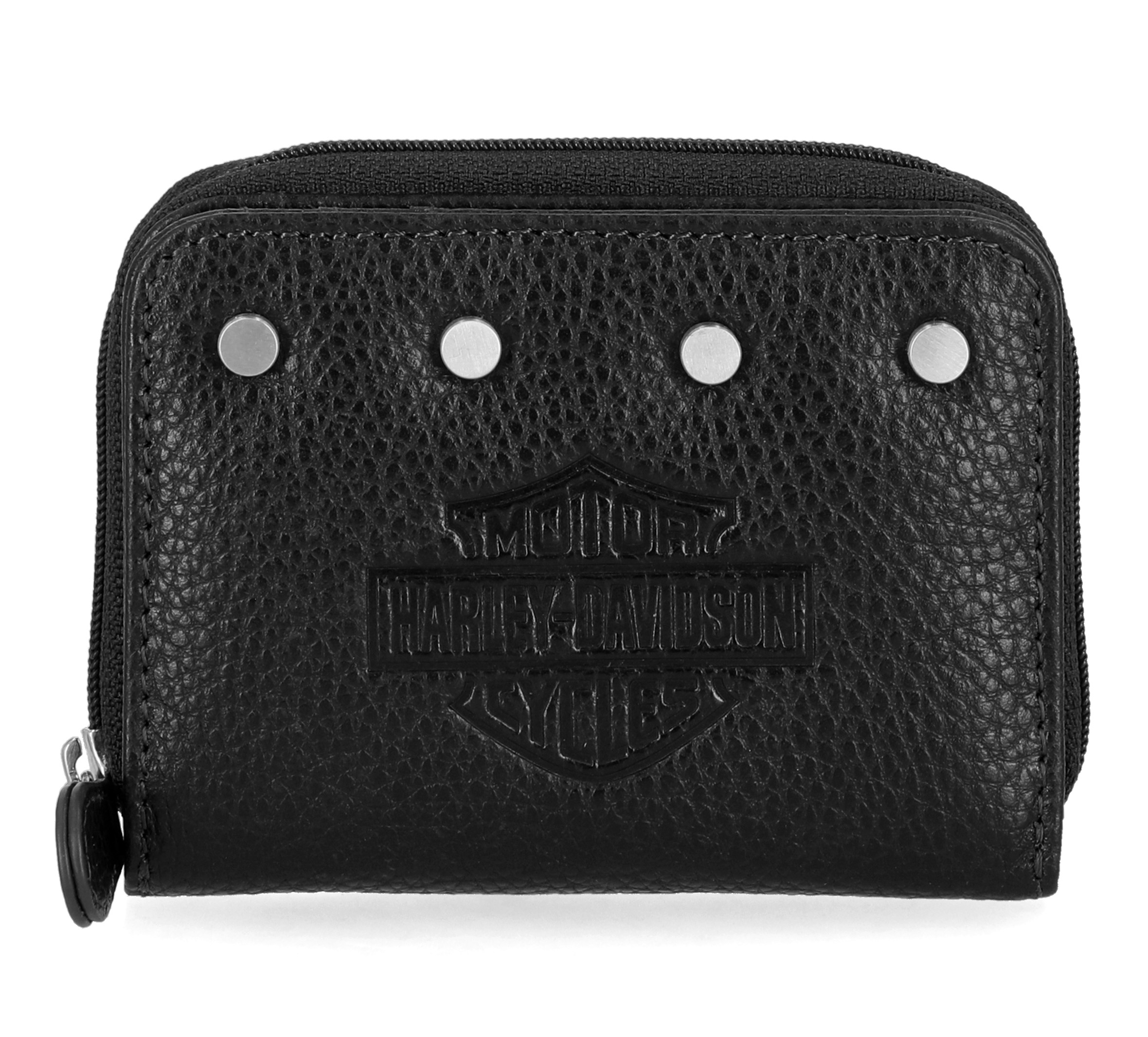 Harley Davidson レザーケース 2点セット ガラケー Core Stud Zip Around Case Wallet | Harley-Davidson USA