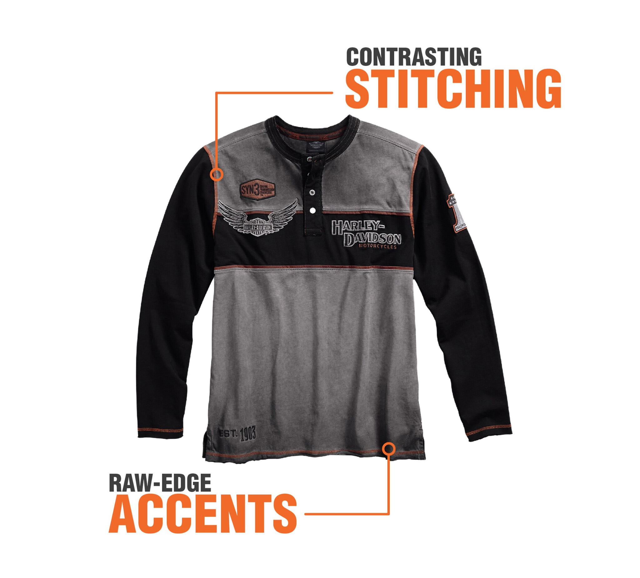 Men's Iron Block Henley