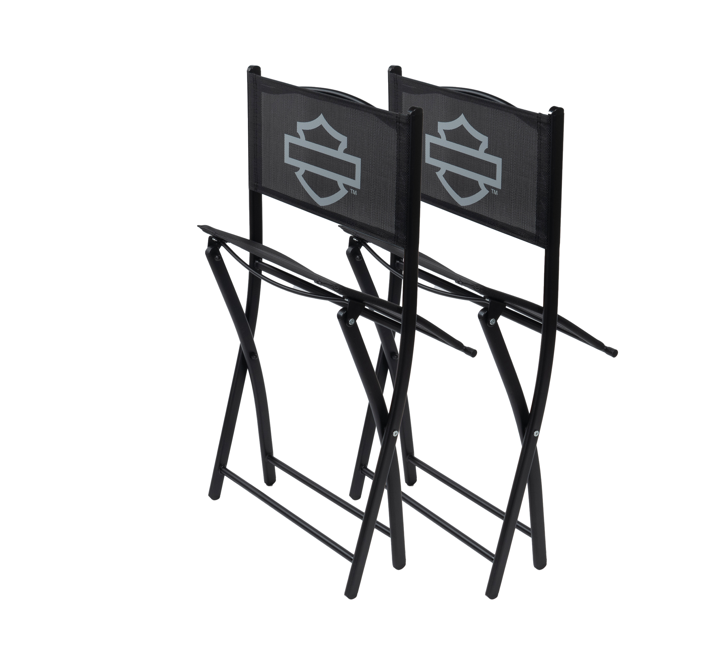 Open Bar & Shield Bistro Chair Set of 2