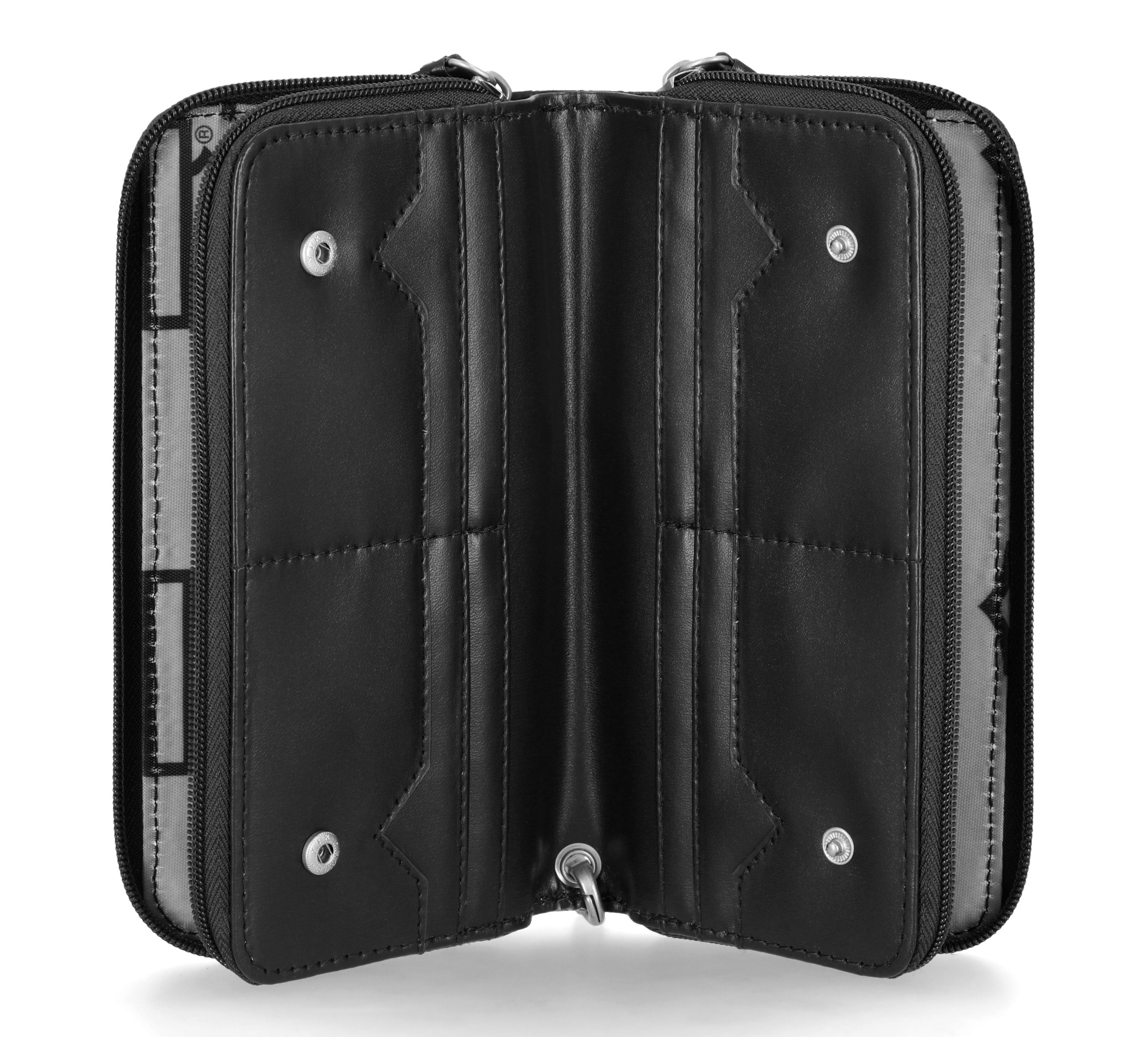 Croco Zip Around Wallet With Wristlet | Harley-Davidson USA
