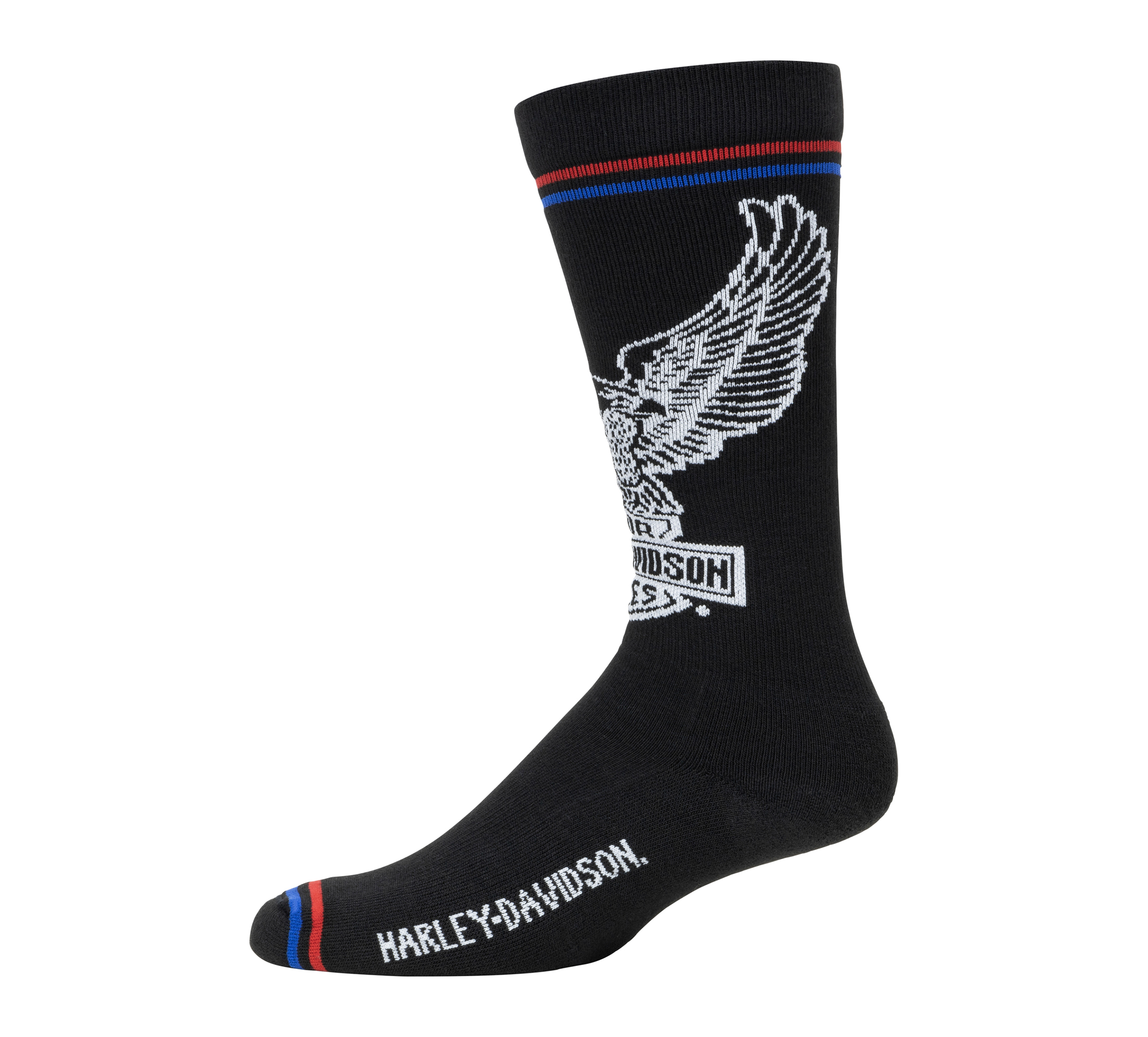 Patriotic Eagle Logo Sock - Mid Calf