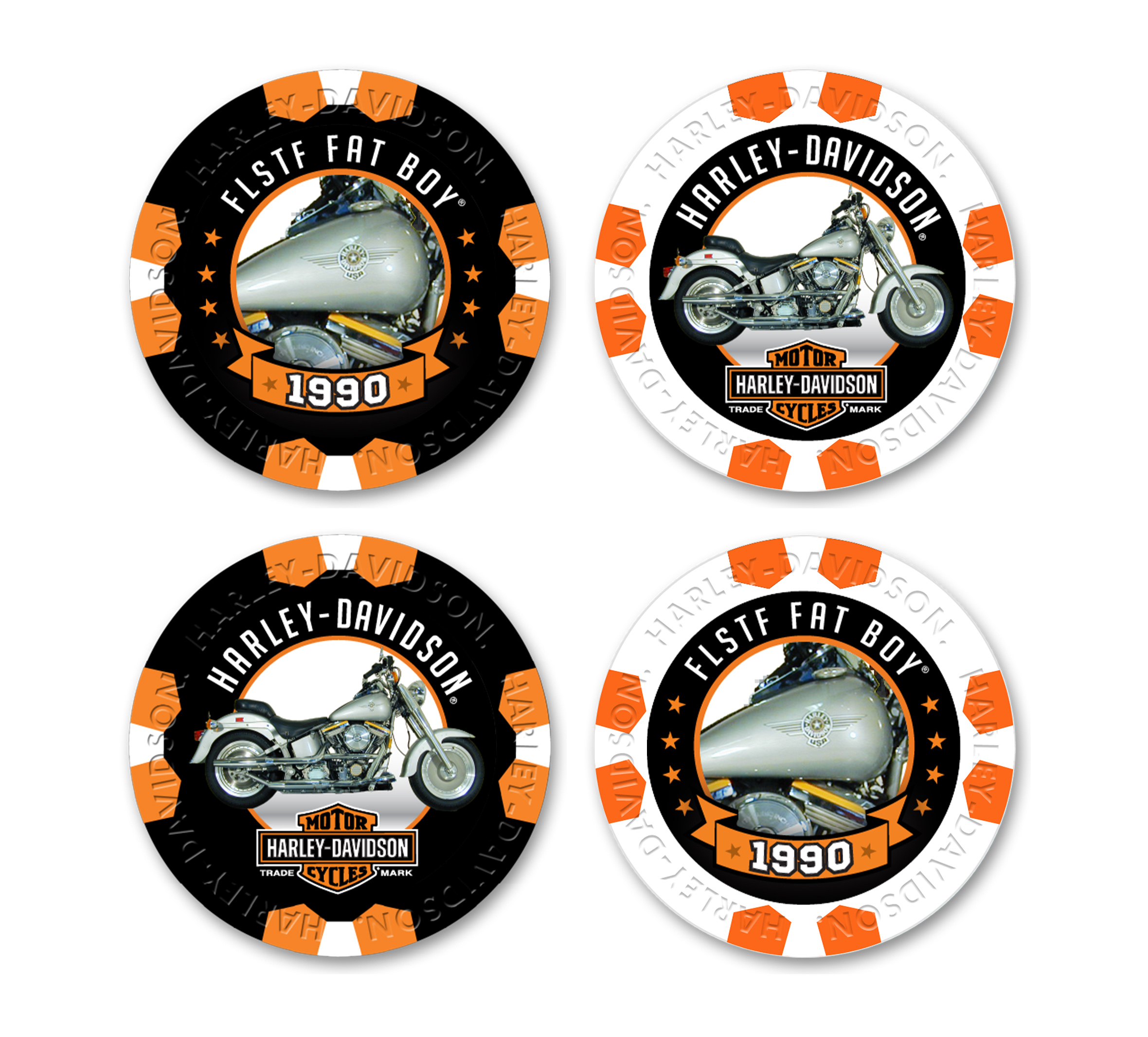 H-D Vintage Poker Chips Series 19 - 1970 FLP Electra Glide®