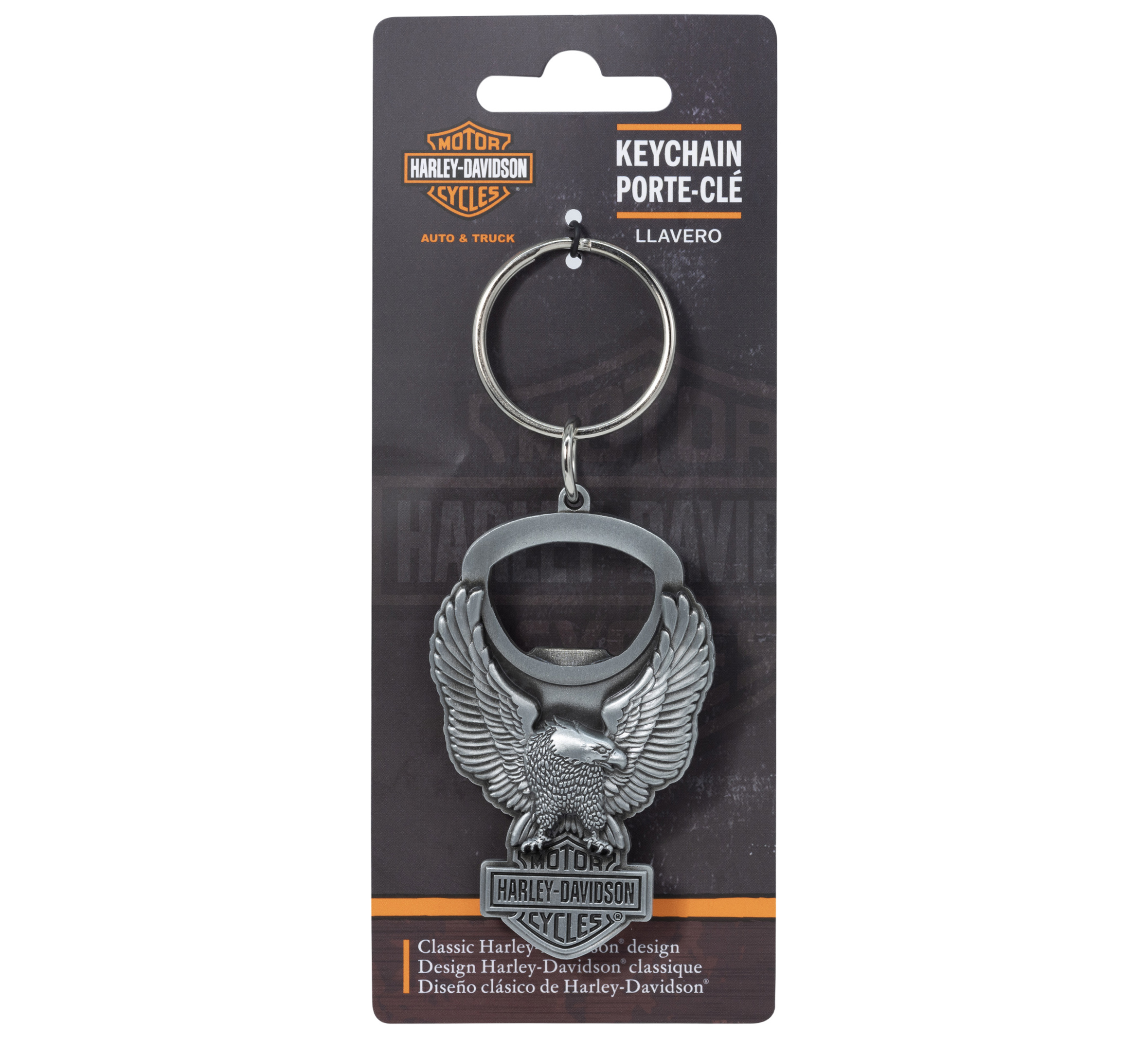 Eagle Bar & Shield Bottle Opener Key Chain