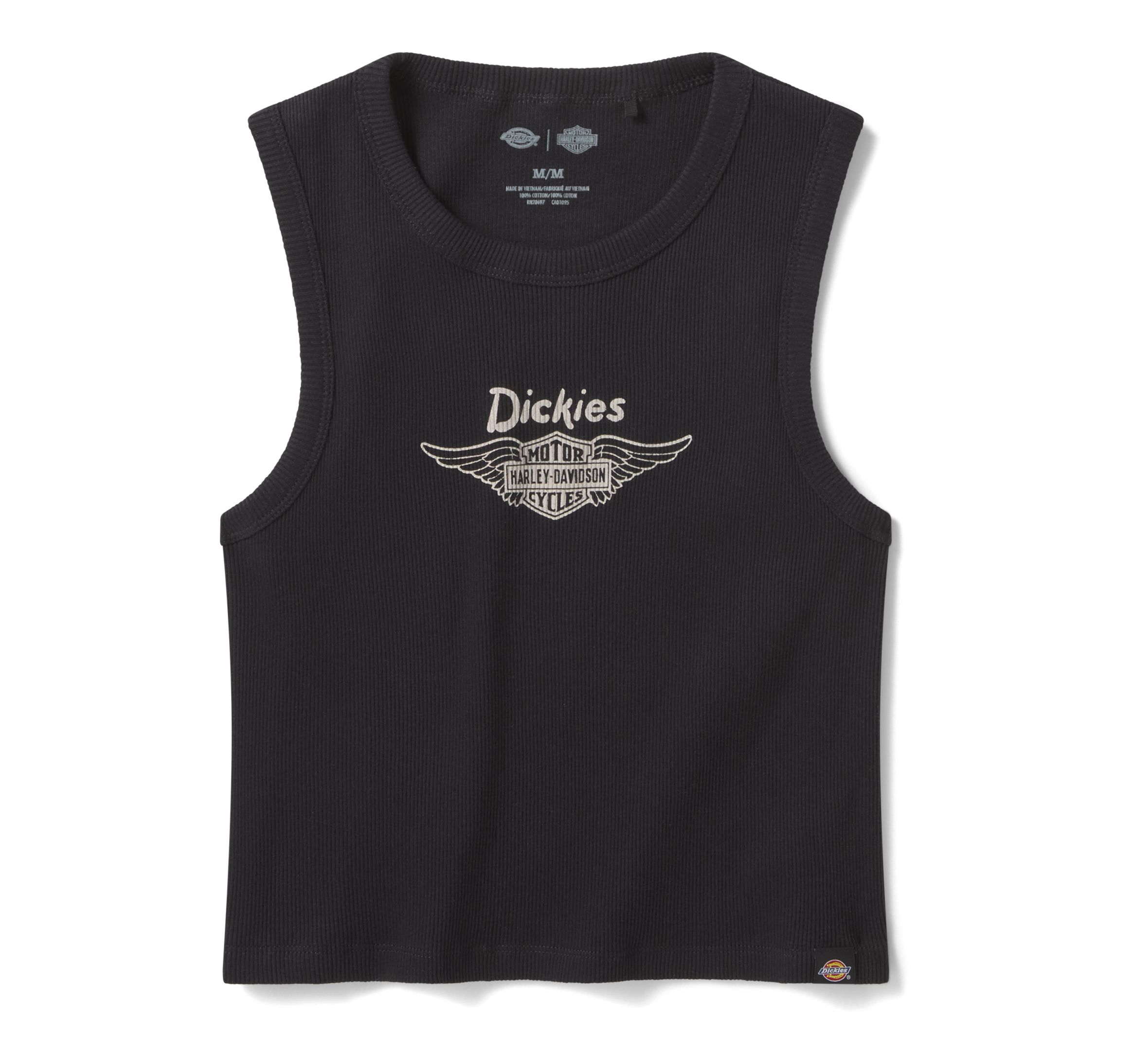 Women's Dickies x H-D Winged Bar & Shield Ribbed Tank