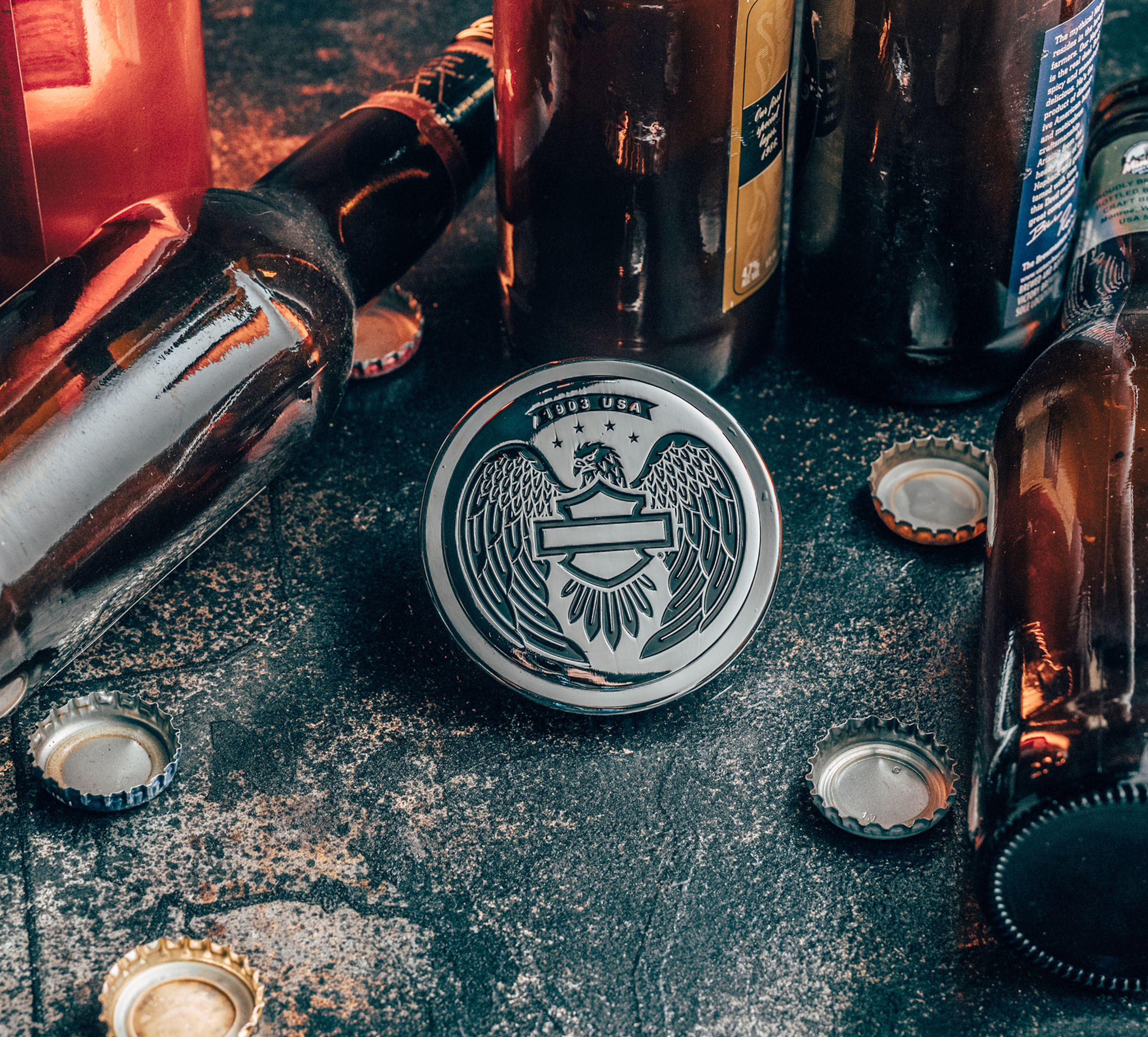 Open Bar & Shield Eagle Bottle Opener
