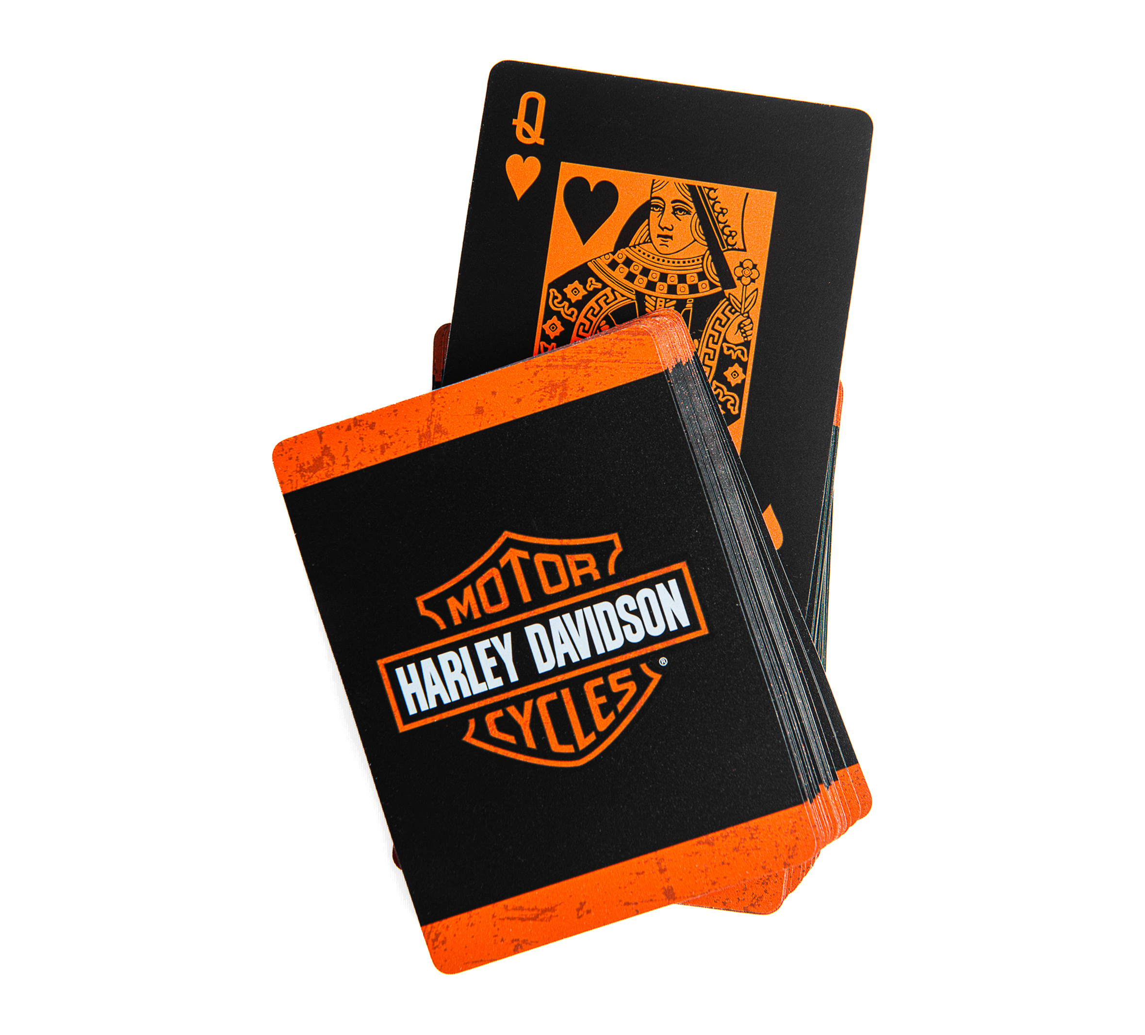 H-D Bar & Shield Plastic Playing Cards