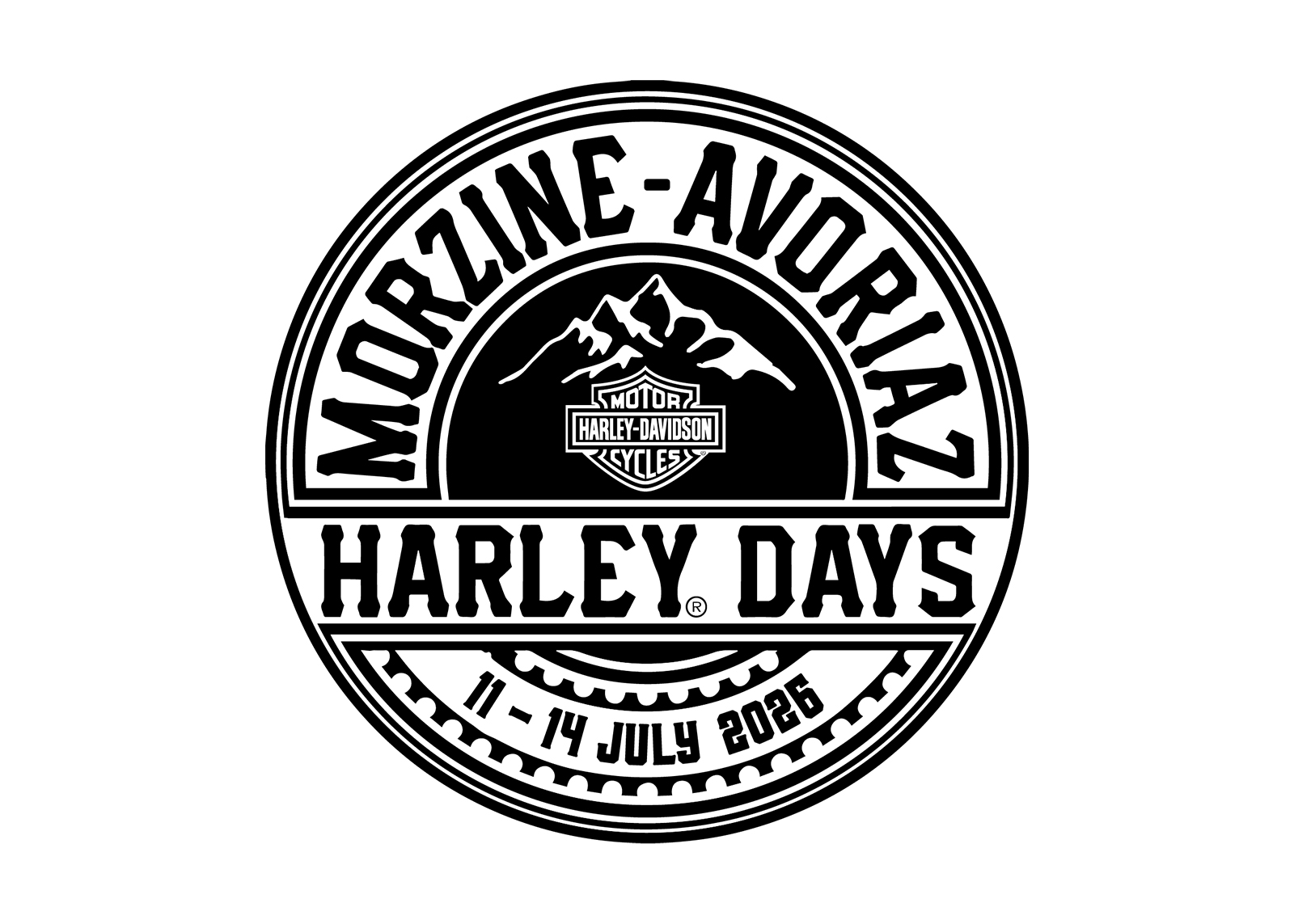 Morzine-Avoriaz Harley Daysのロゴ