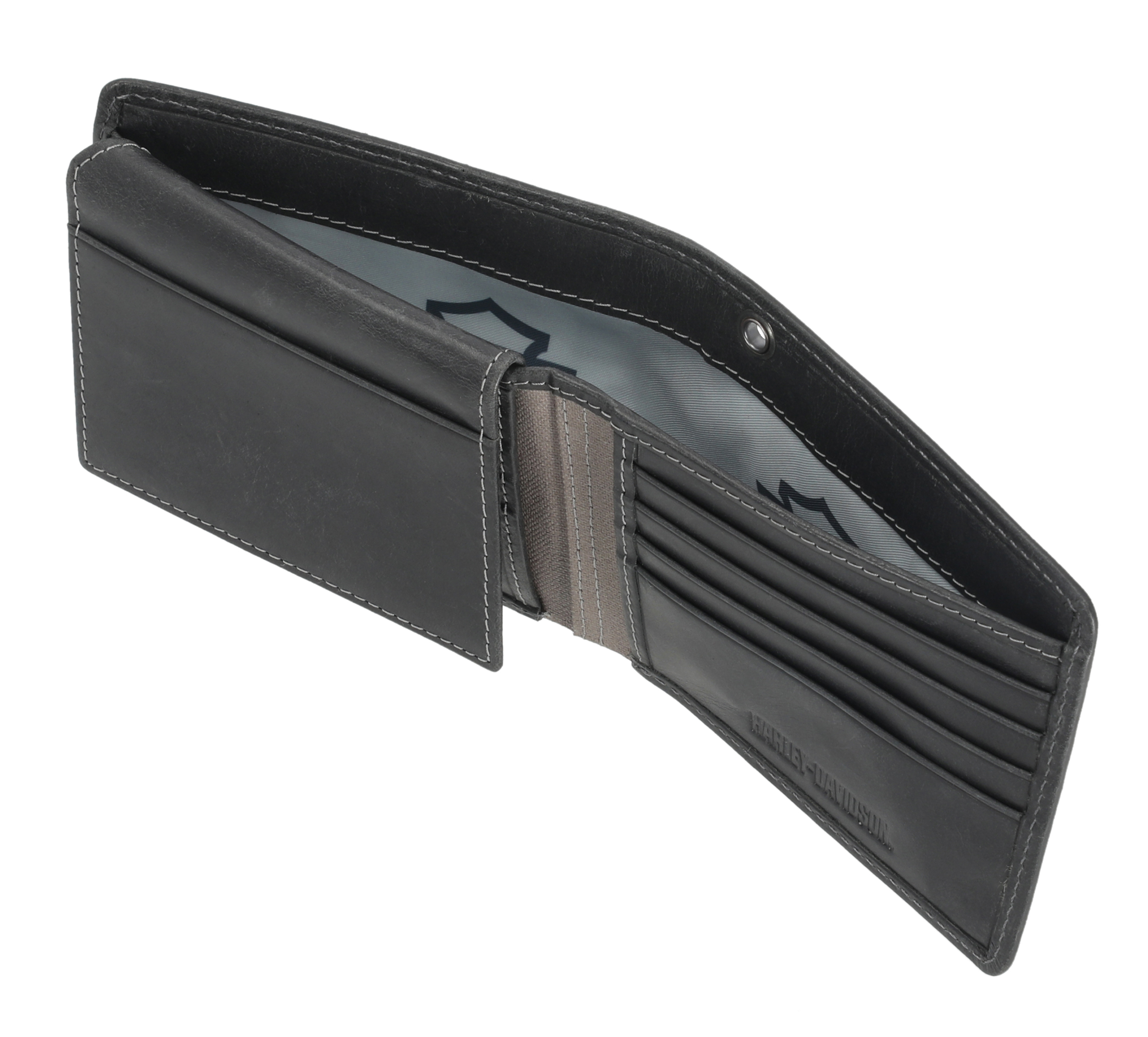 Skull Stitch Passcase Wallet