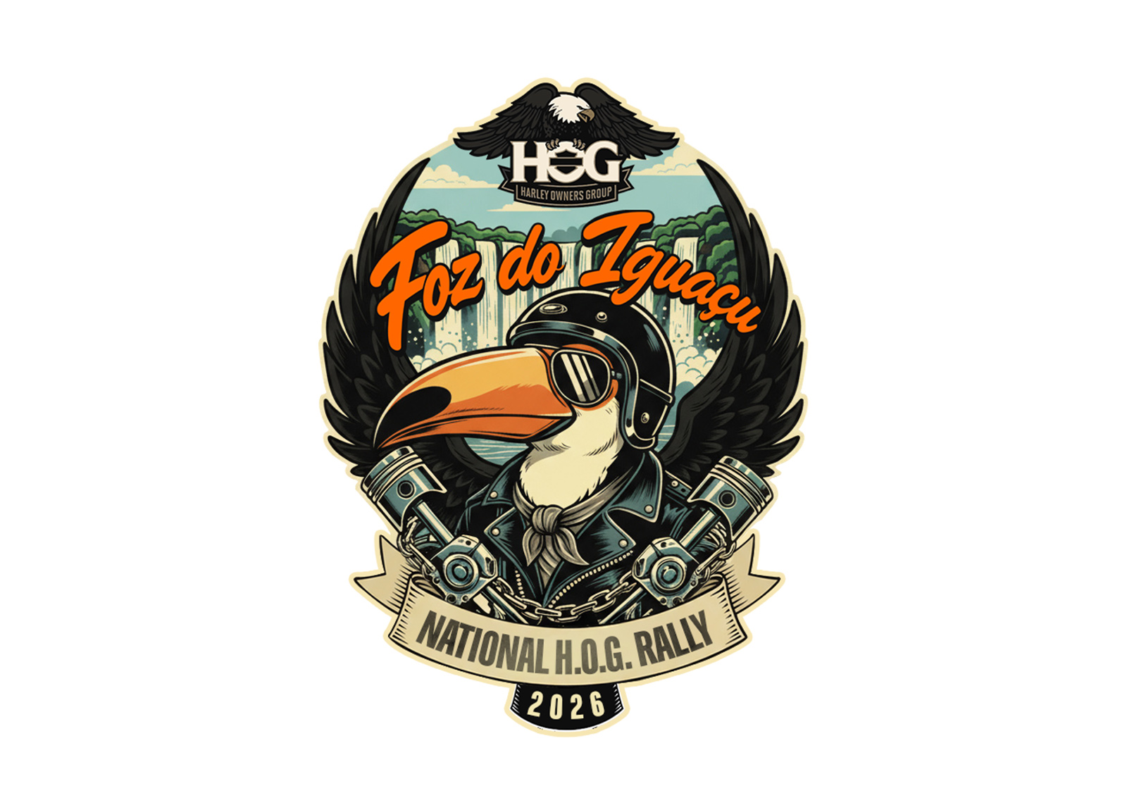 Brazil National HOG Rally logo