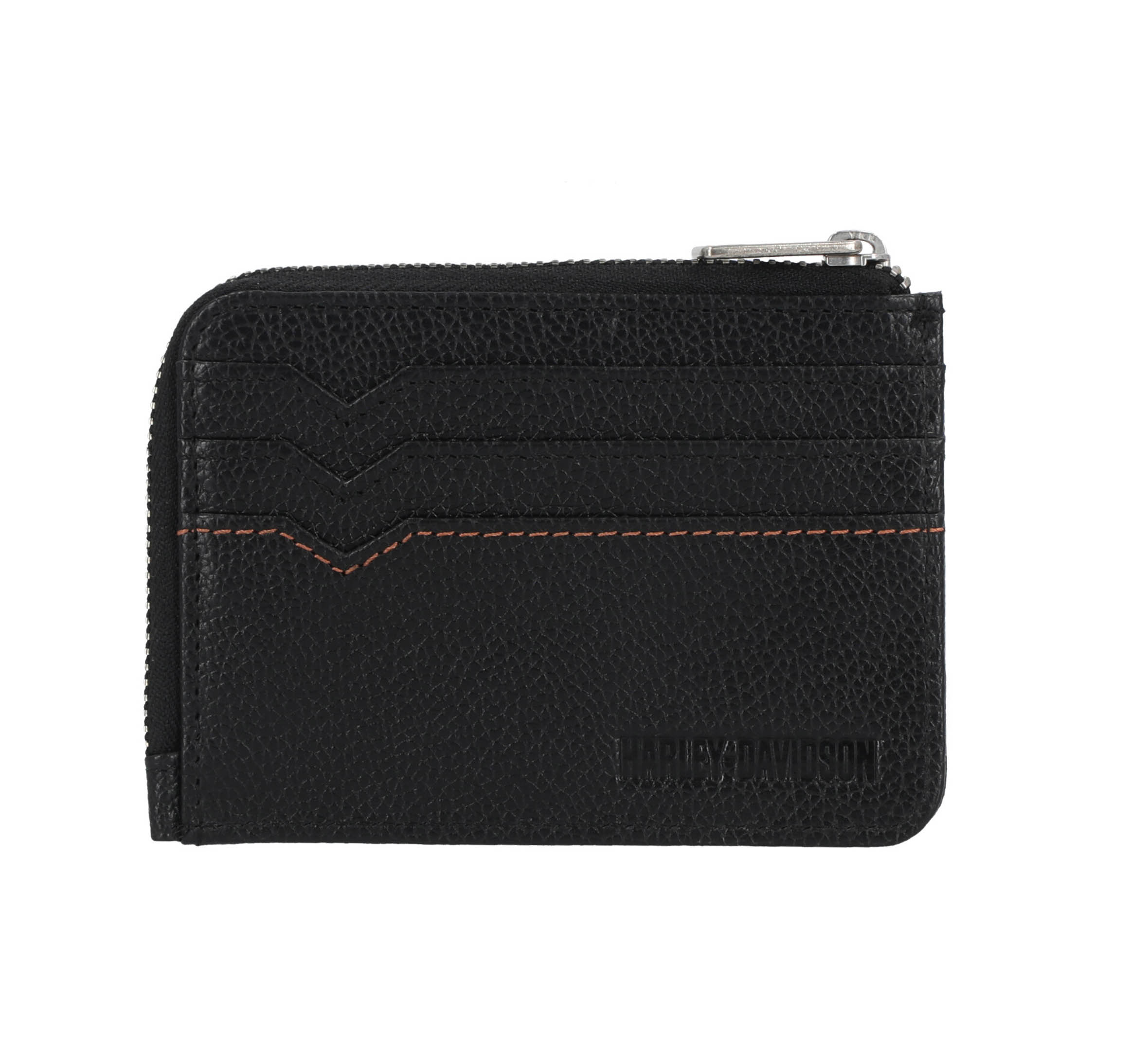 Men's Classic Leather Zip Card Case