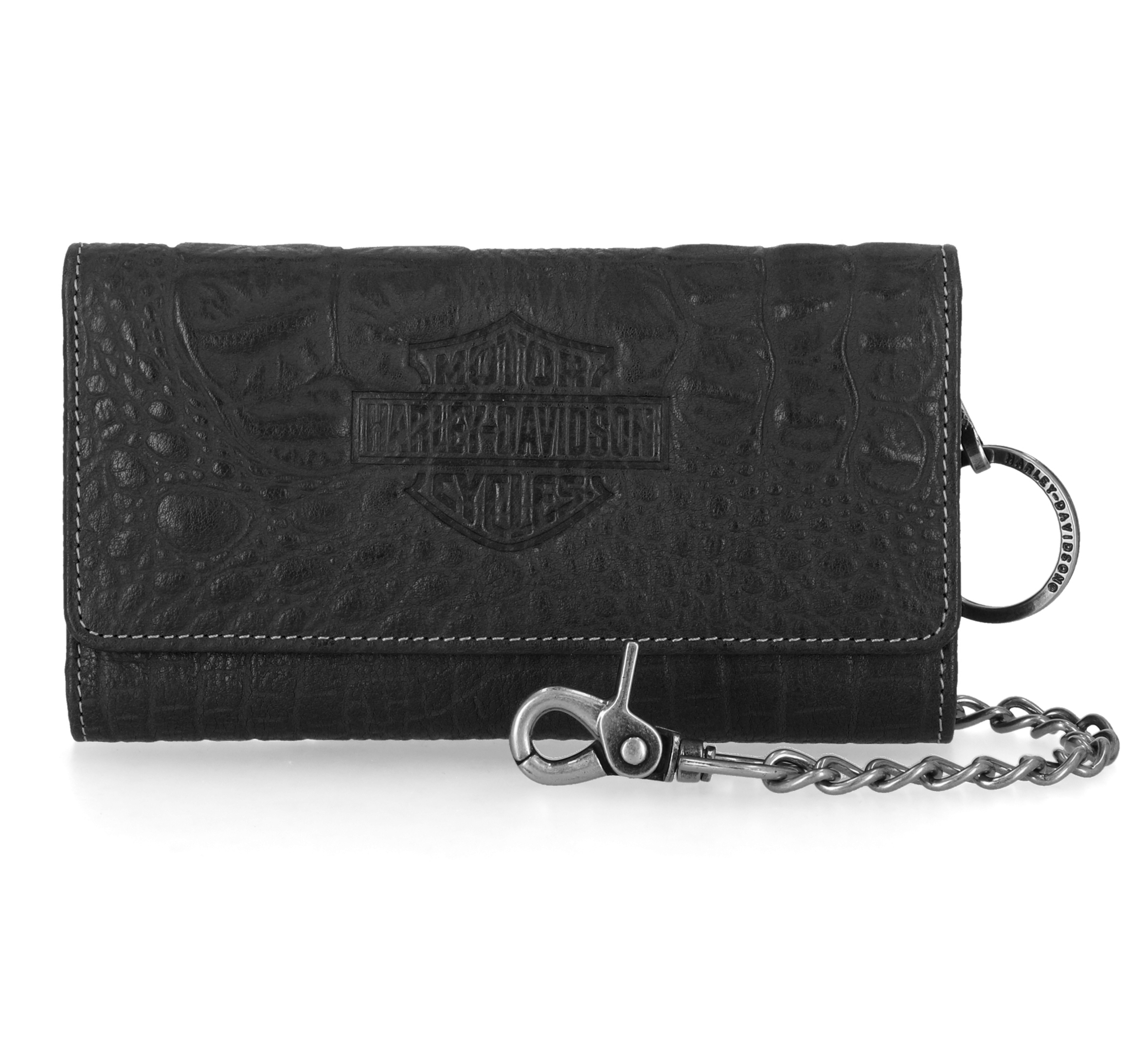 Bar & Shield Trifold Wallet With Chain | Harley-Davidson USA