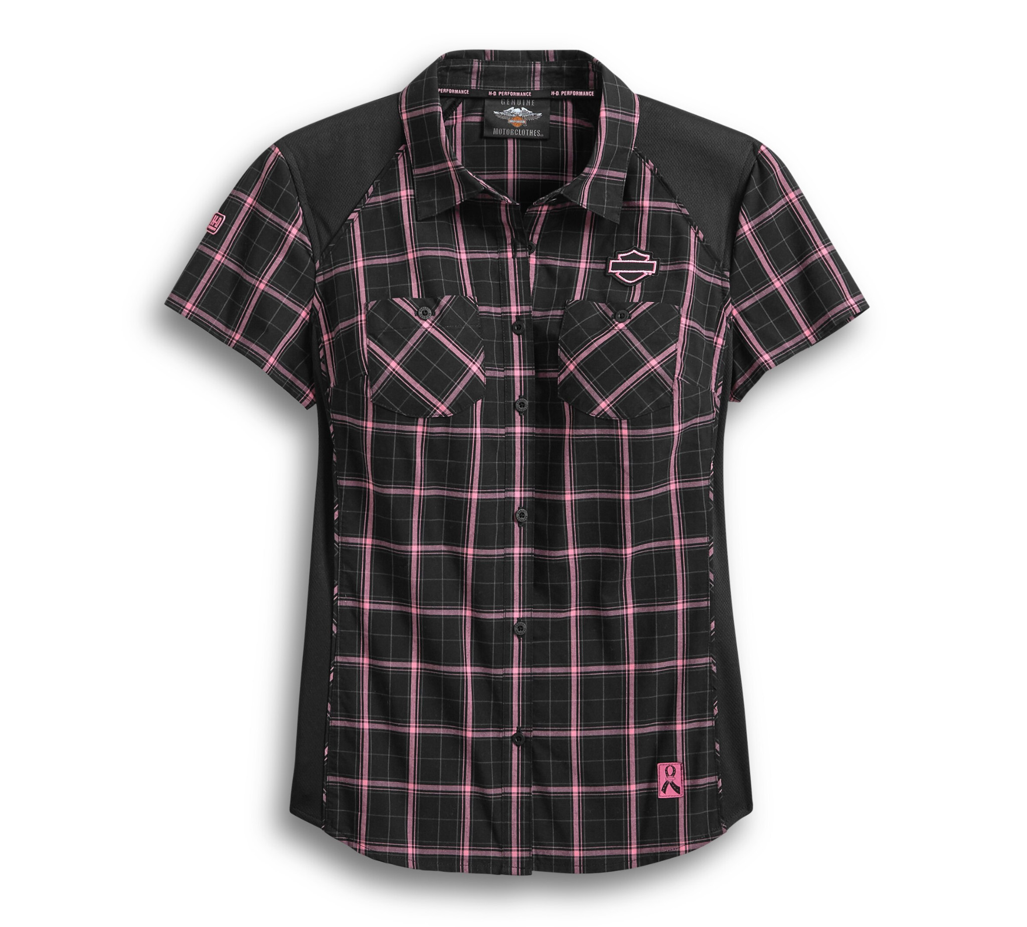 Women's Pink Label Performance Plaid Shirt