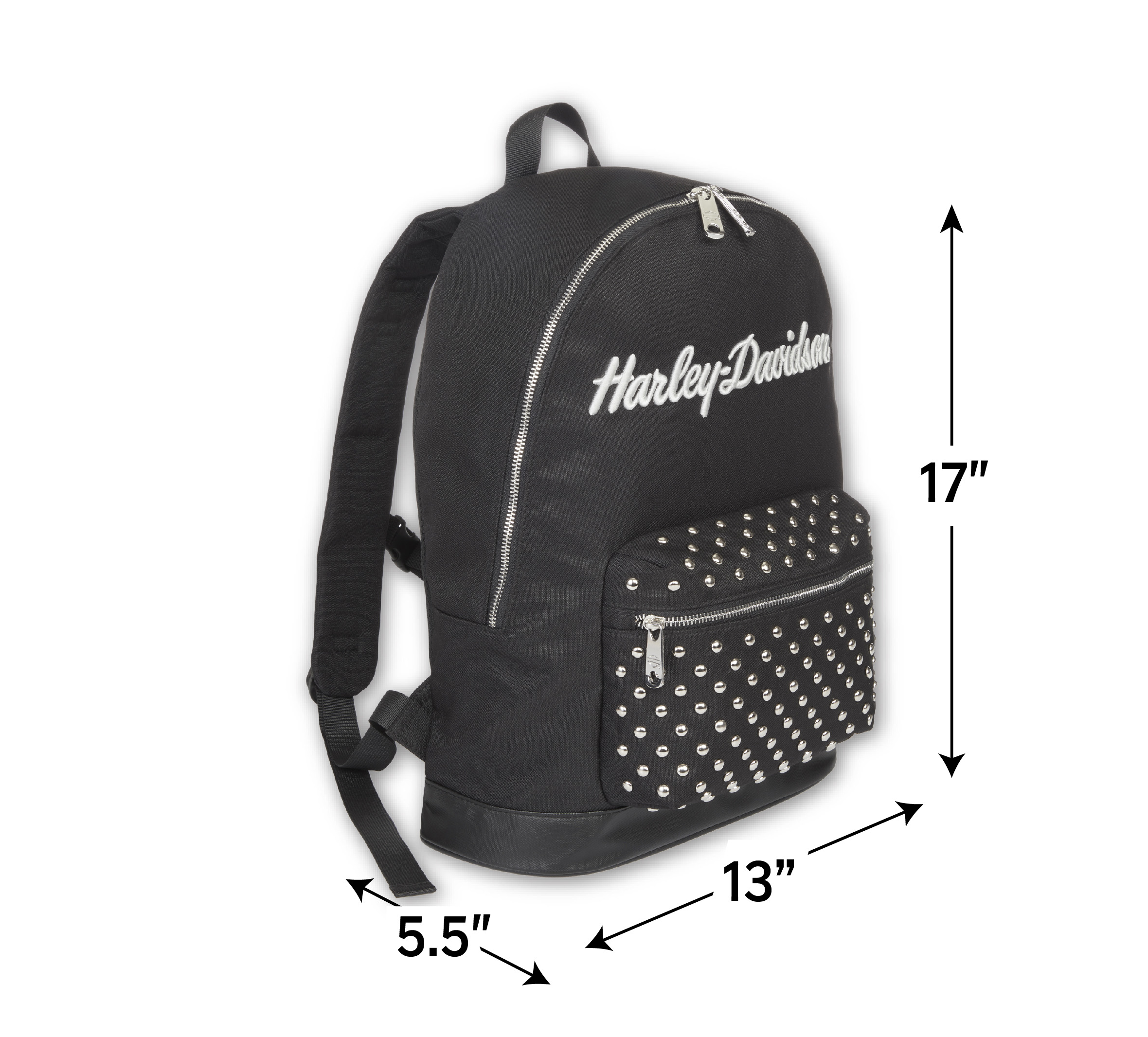 Classic Backpack with Studs in Moon Shadow