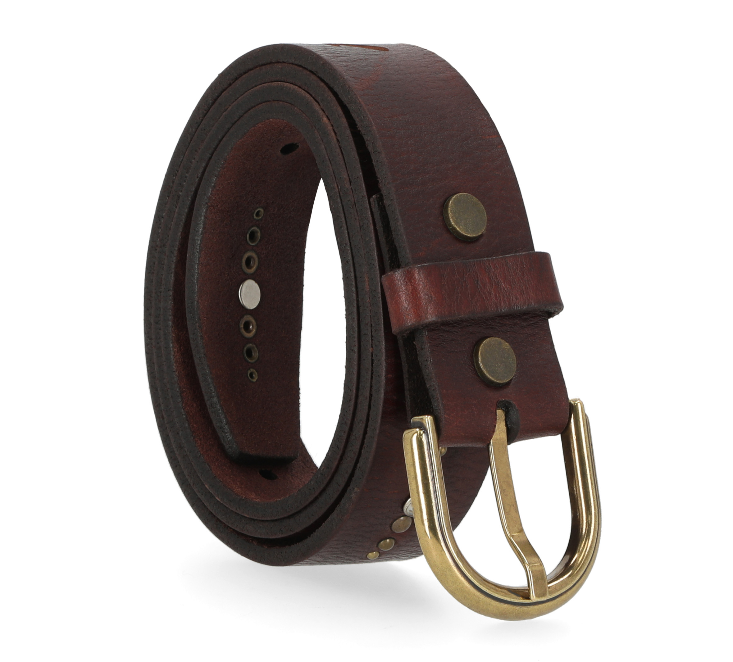 Womens Laser Etched Logo Belt