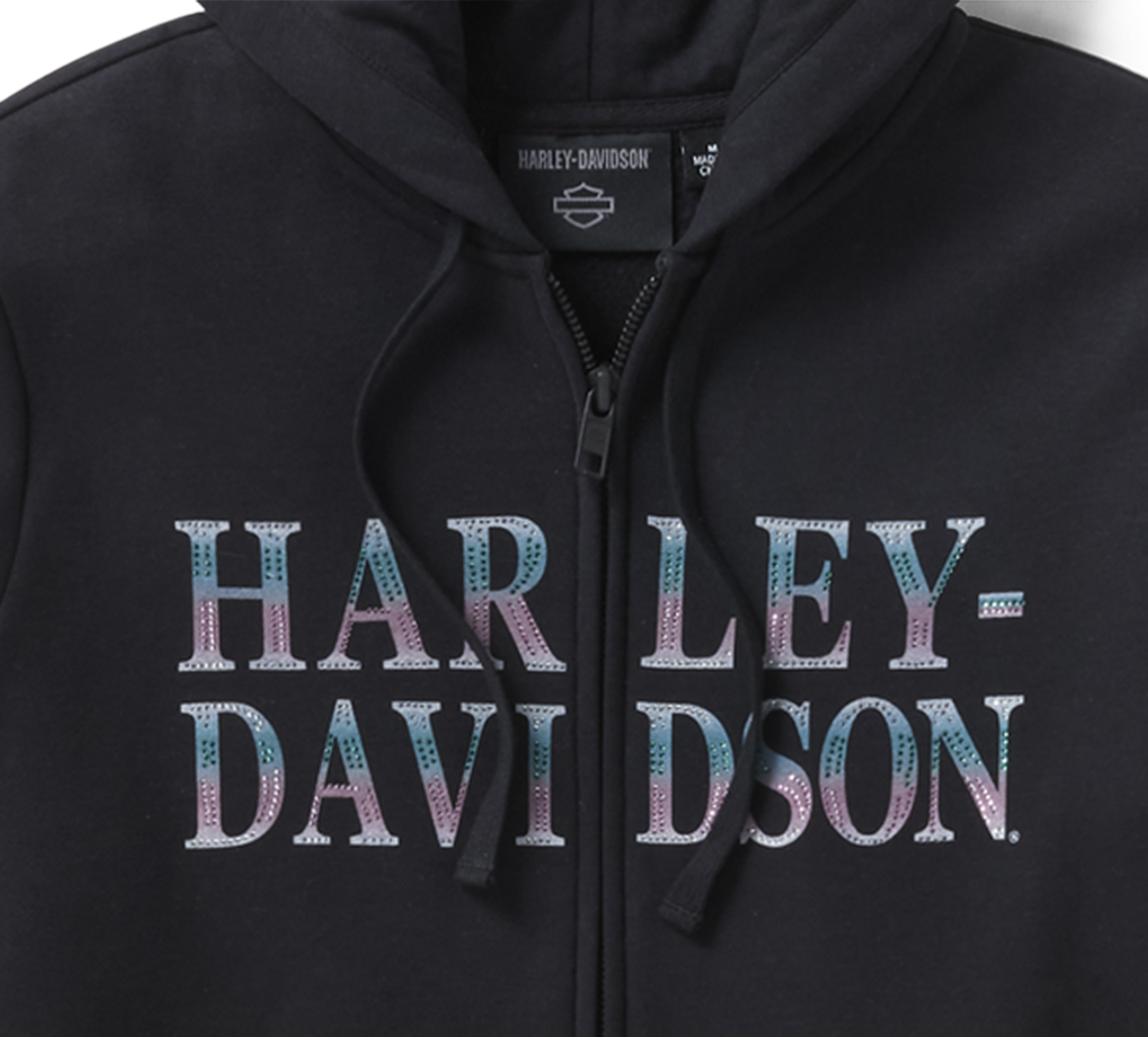 Women's Winged Bling Full Zip Hoodie | Harley-Davidson USA