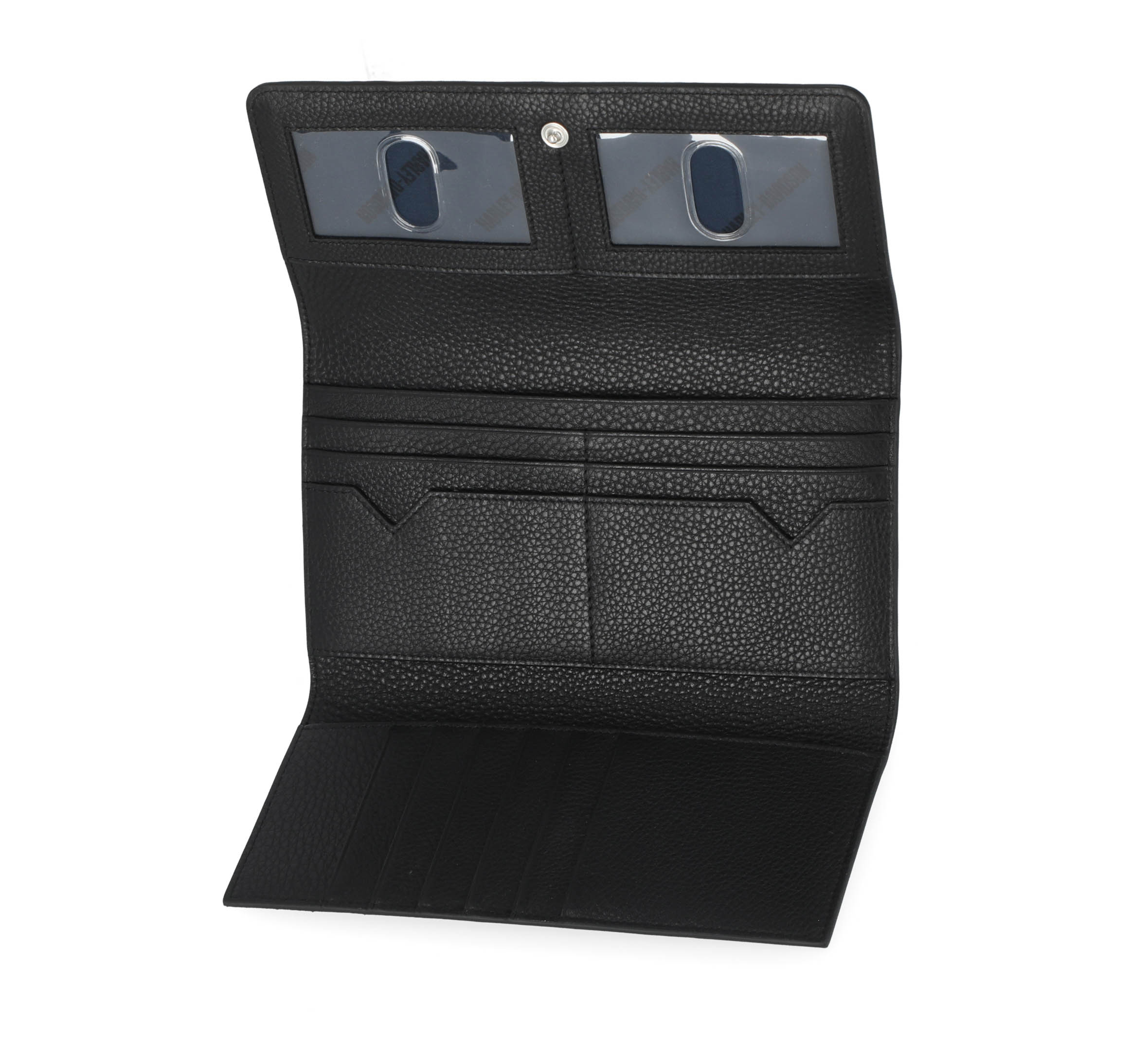 Women's Classic Logo Leather Clutch Wallet