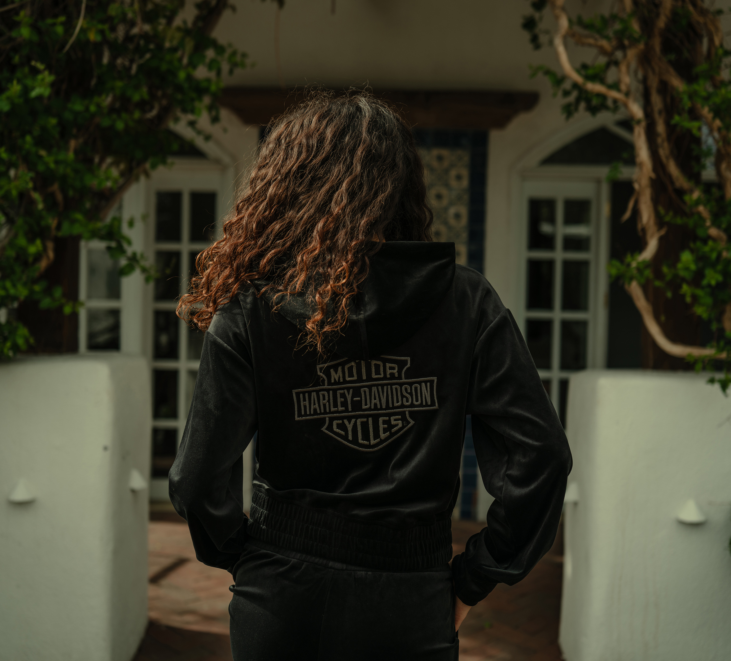 Women's Velour Zip Hoodie