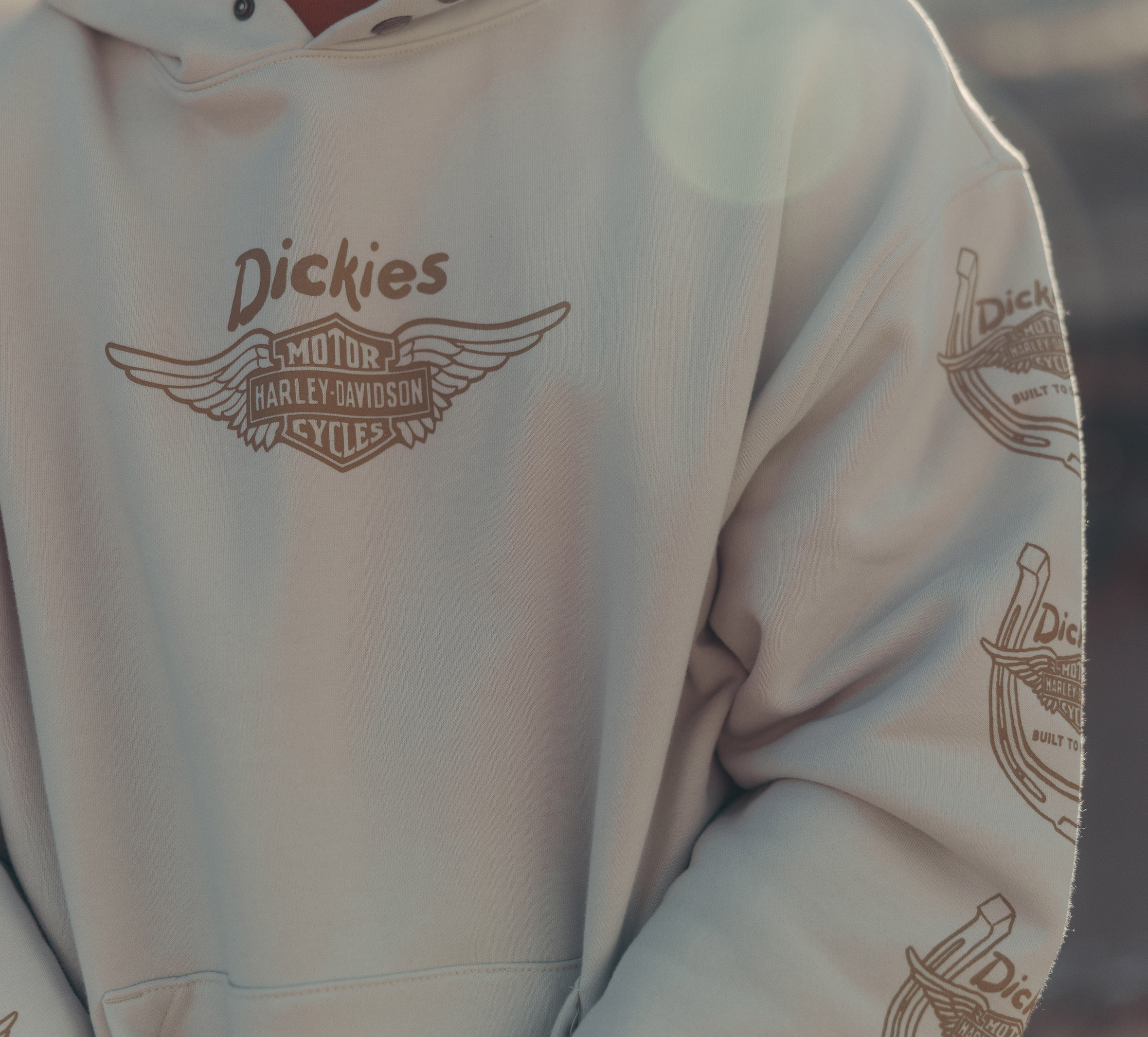 Dickies x H-D Winged Horseshoe Oversized Pullover Hoodie