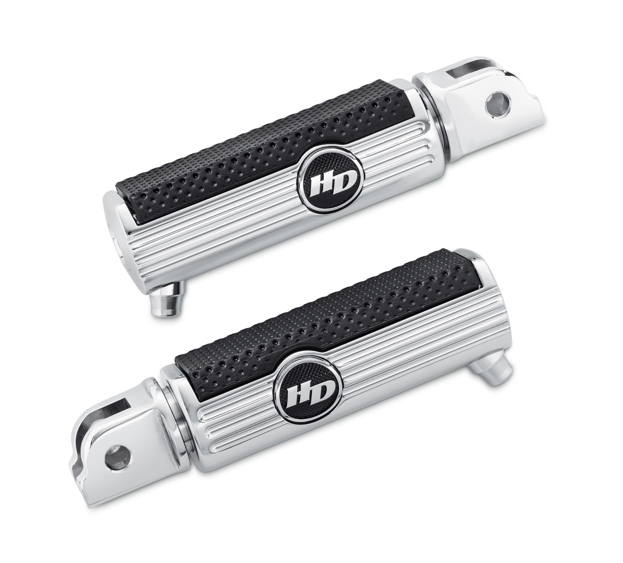 Defiance Rider Footpegs with Removable Wear Peg - Chrome