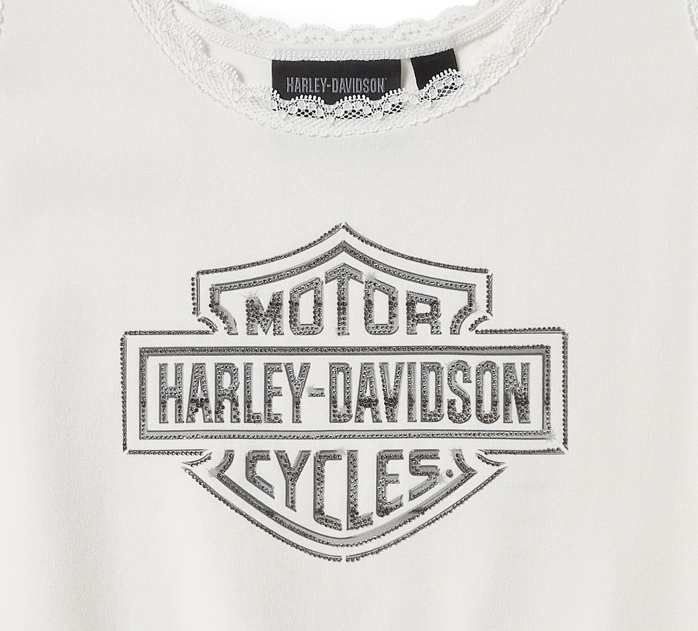 Women's Essential Bling Lace Trim Tank