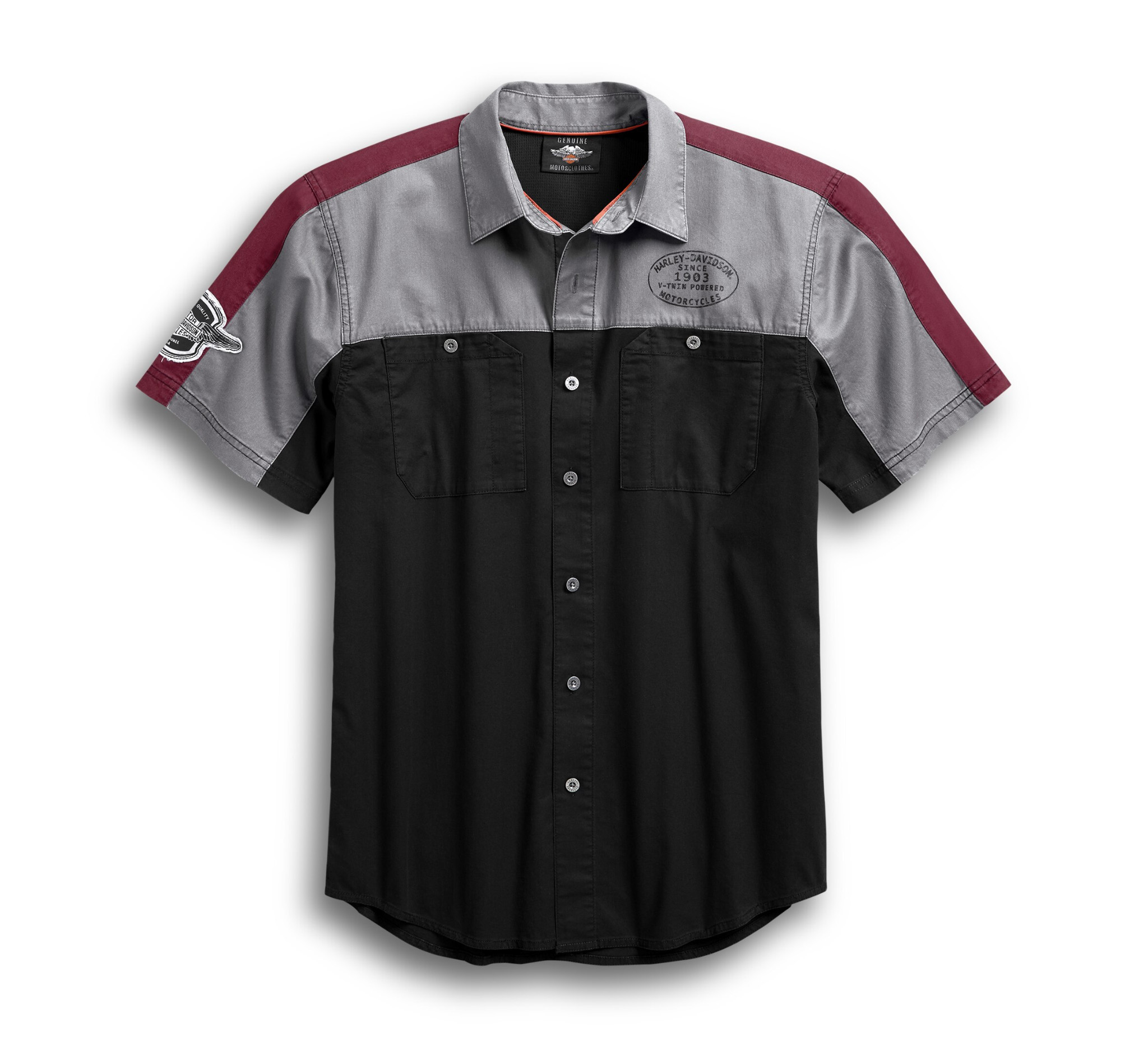 Men's Performance Vented Winged Logo Shirt